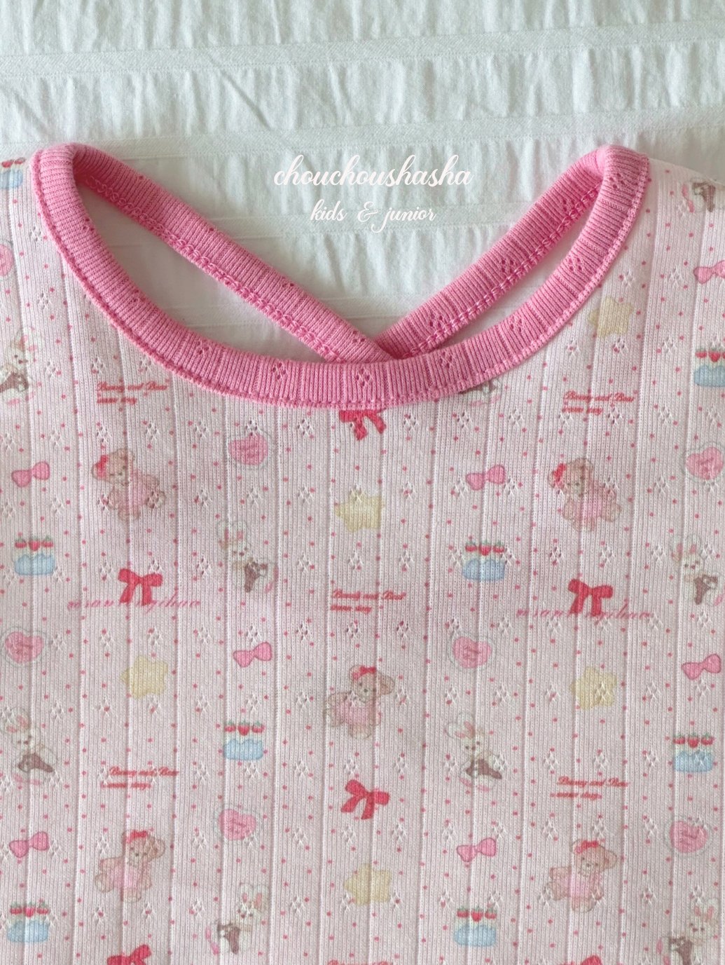 [CHOUCHOUSHASHA] Toy T-shirts_2colors
