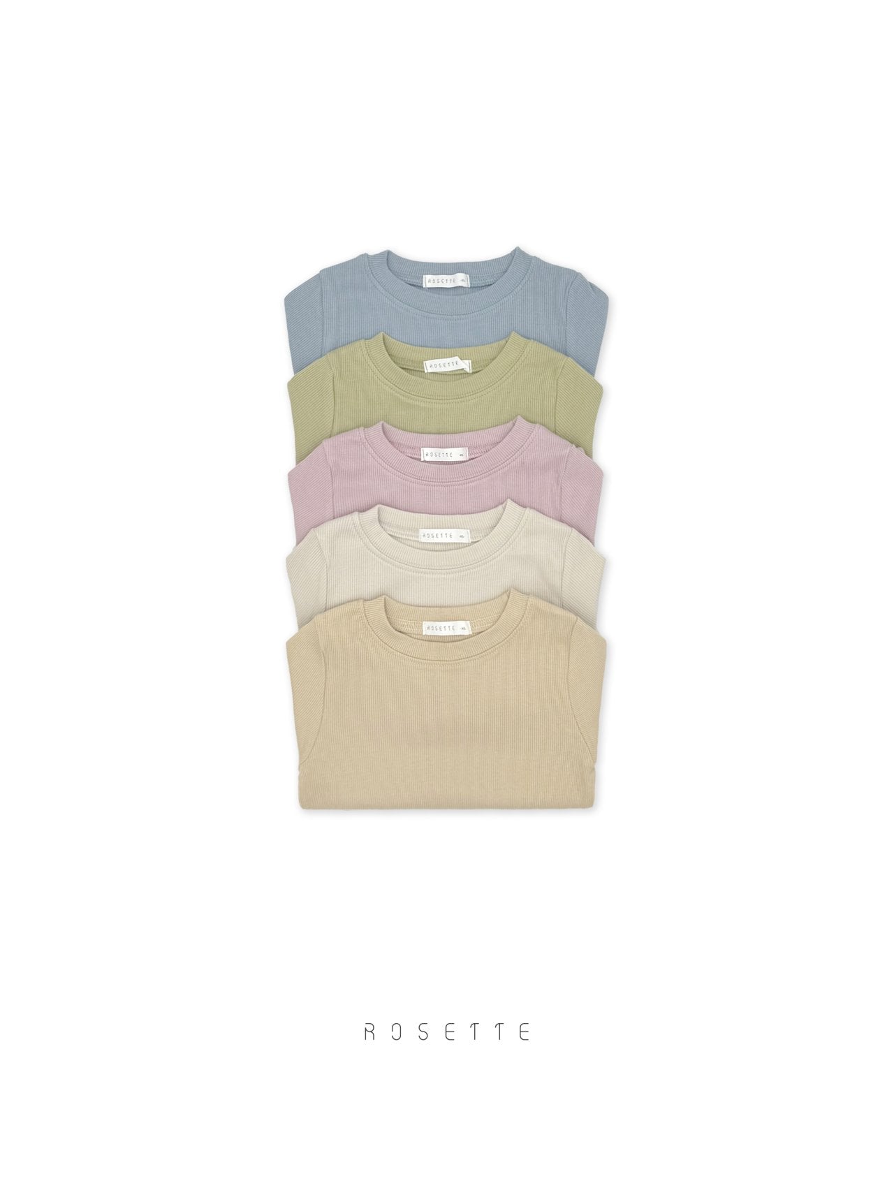 [ROSETTE] Sweet Cream T-Shirt_5colors