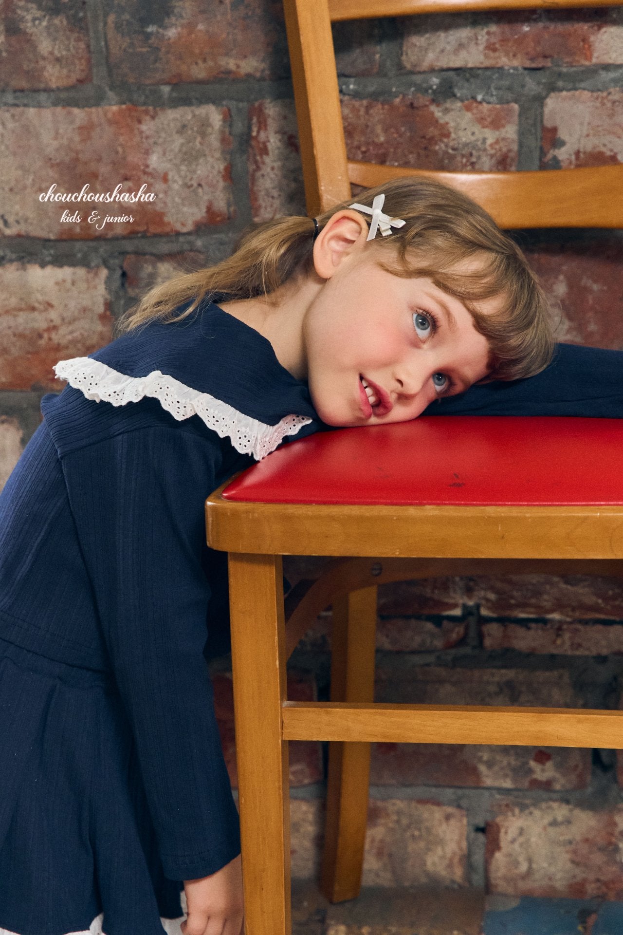 [CHOUCHOUSHASHA] Rona Tie Blouse_2colors