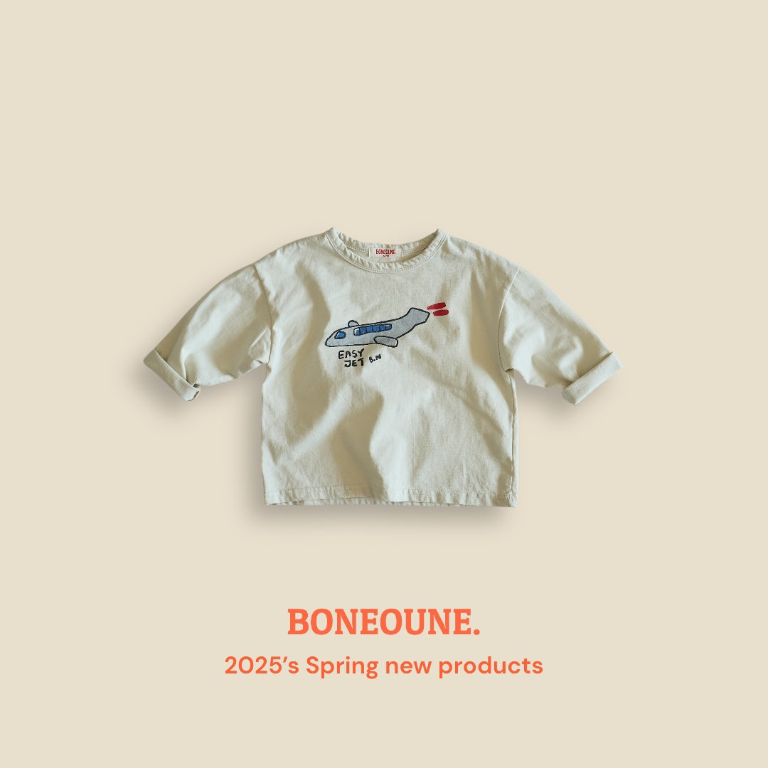 [BONEOUNE] Jet T-shirt_2colors