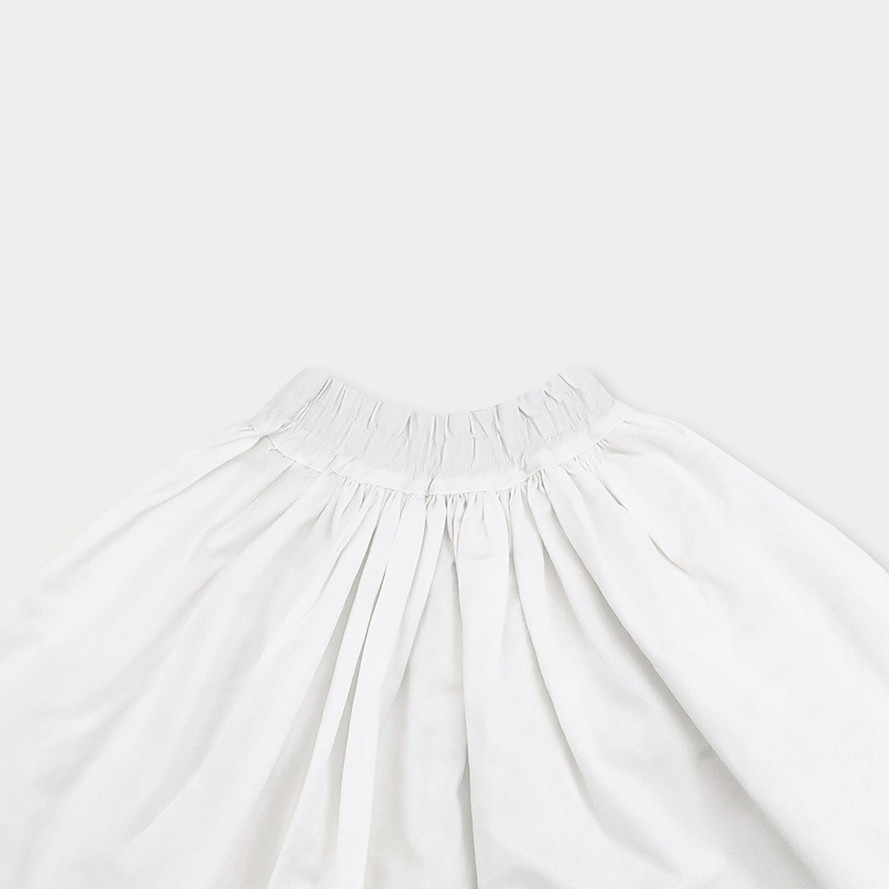 [Soye] Pintuck Cotton Skirt_Ivory