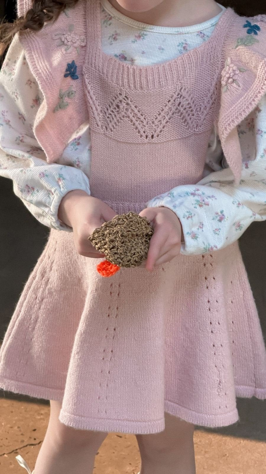 [aiai] French Knit Dress_Pink