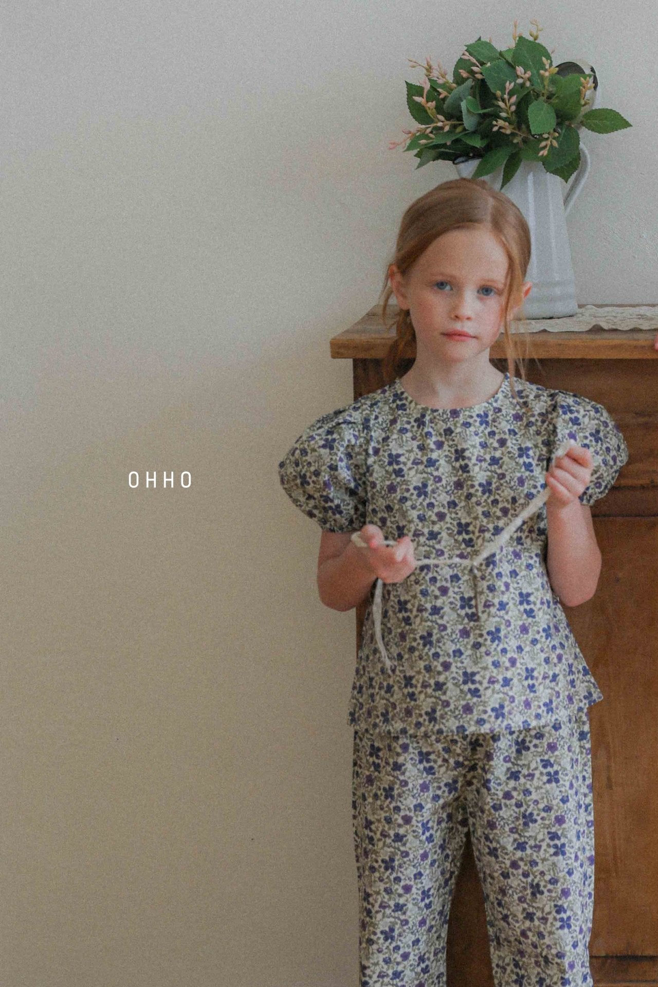 [ohho] Point Frill Pants_2colors