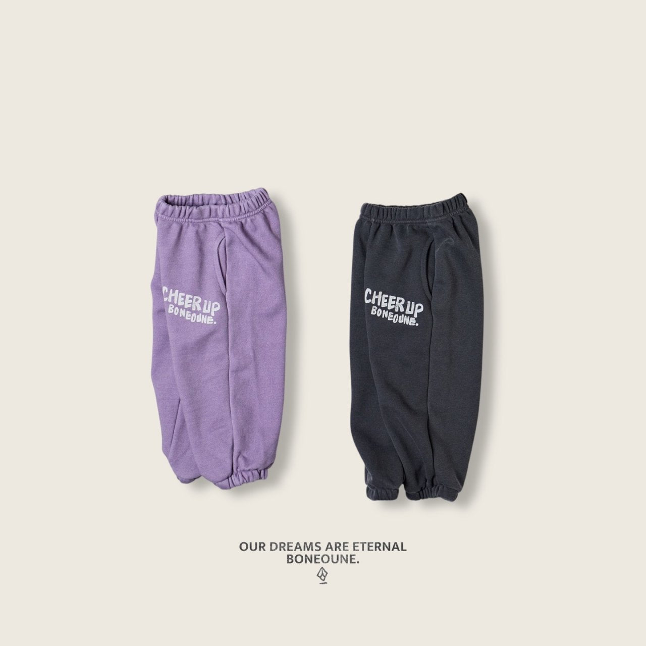 [BONEOUNE] Pig-Up Jogger Pants_2colors