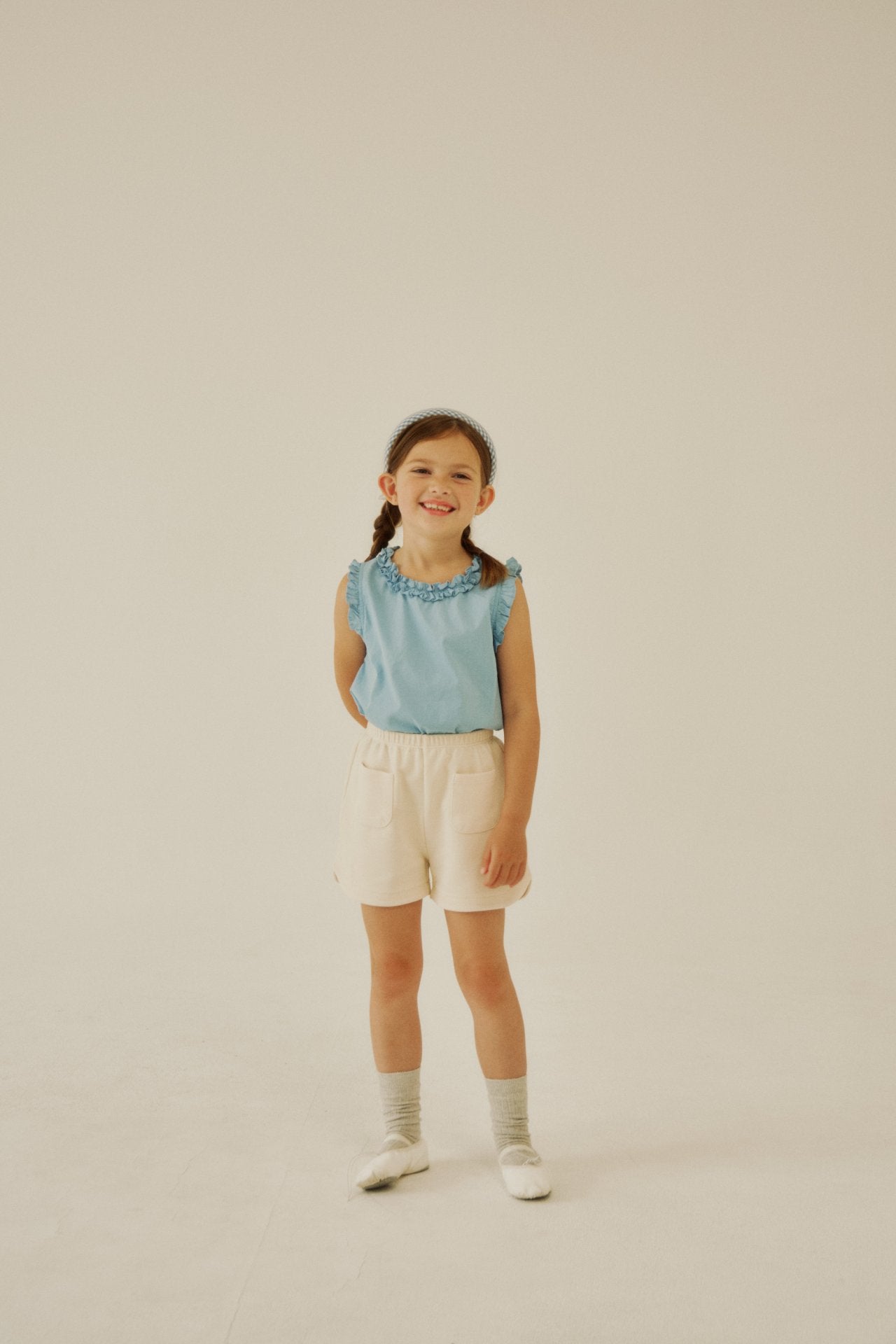 [Soye] Verse frill t-shirt_Blue