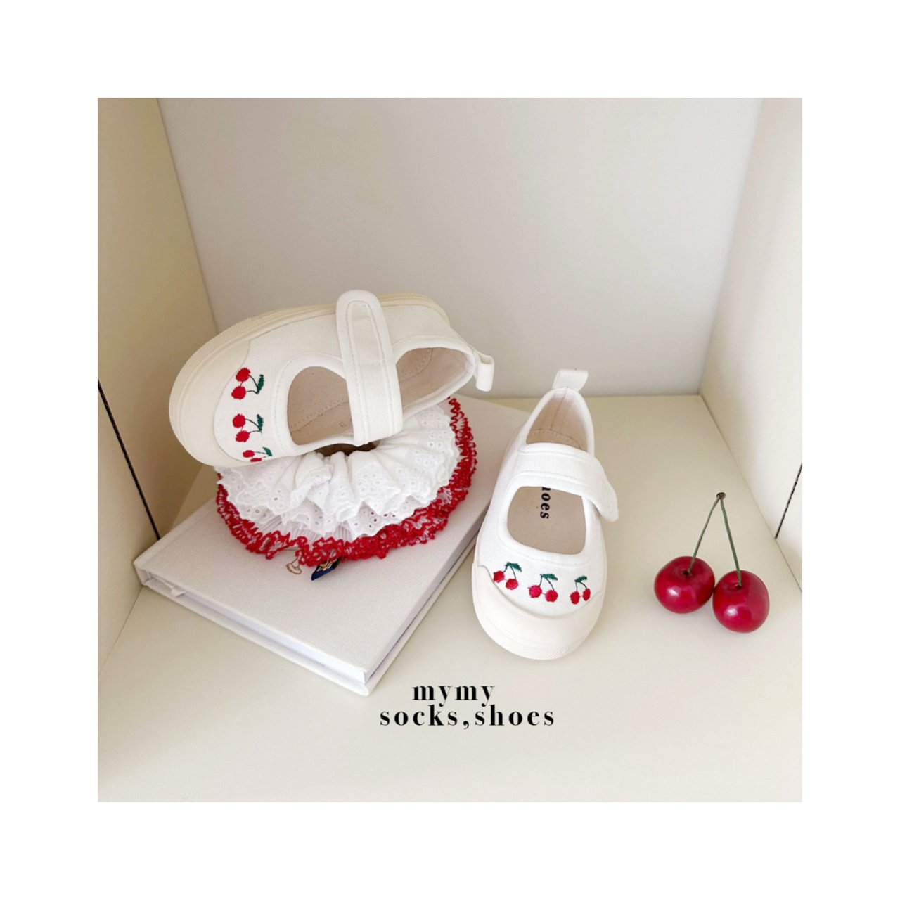 [my shoes] Cherry shoes_Ivory