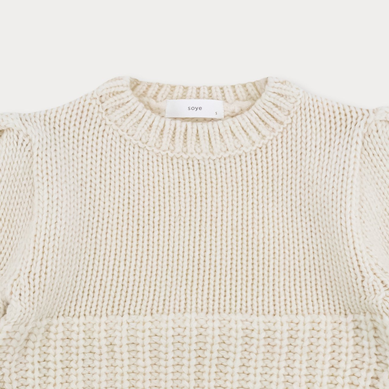 [Soye] Mullo Puff Knit_Ivory