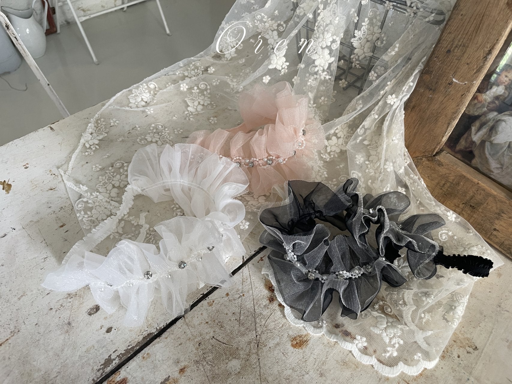 [OREN] Rosie Blanc Headband_3colors