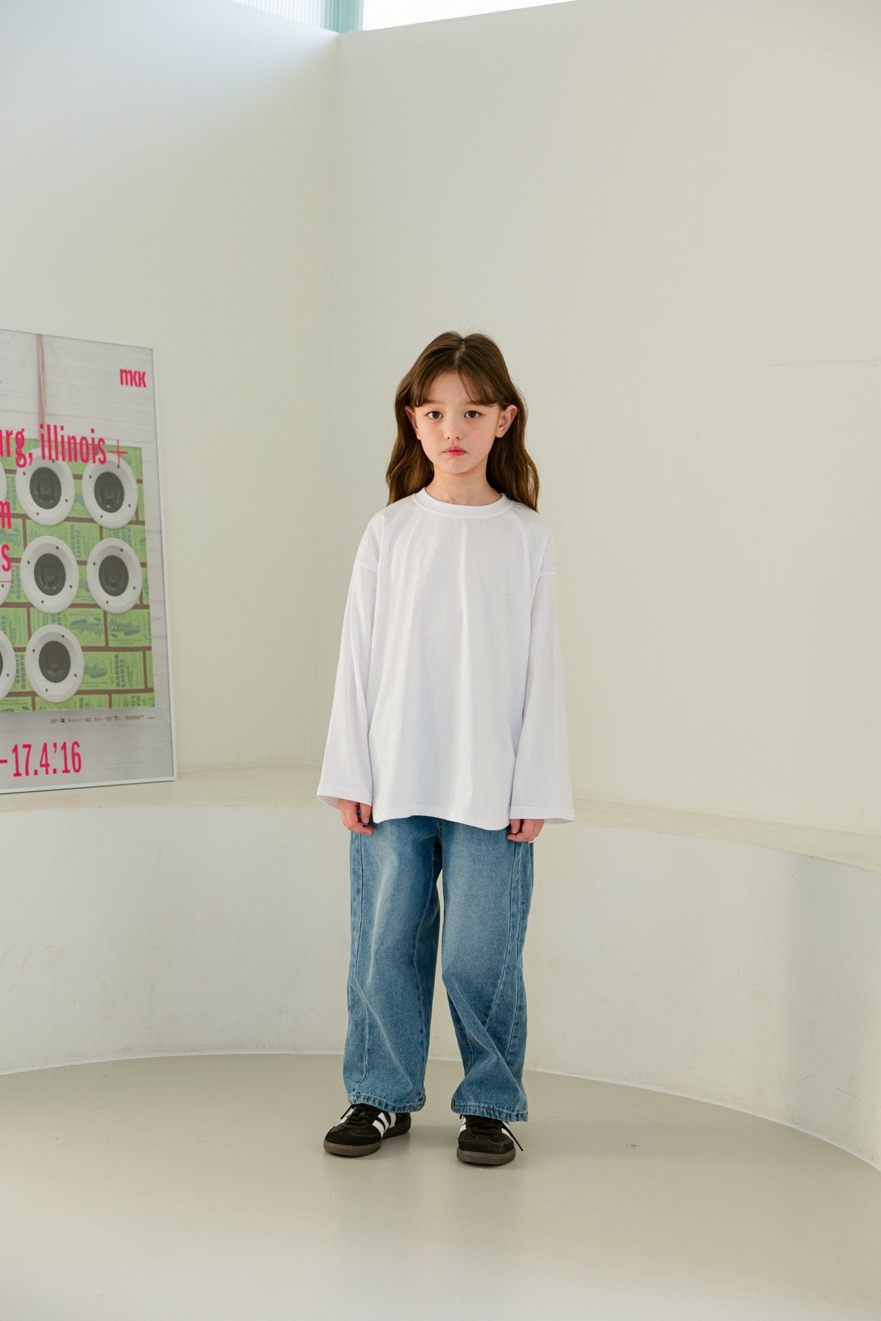 [DOREDORE] Layered Round T-shirt_Ivory