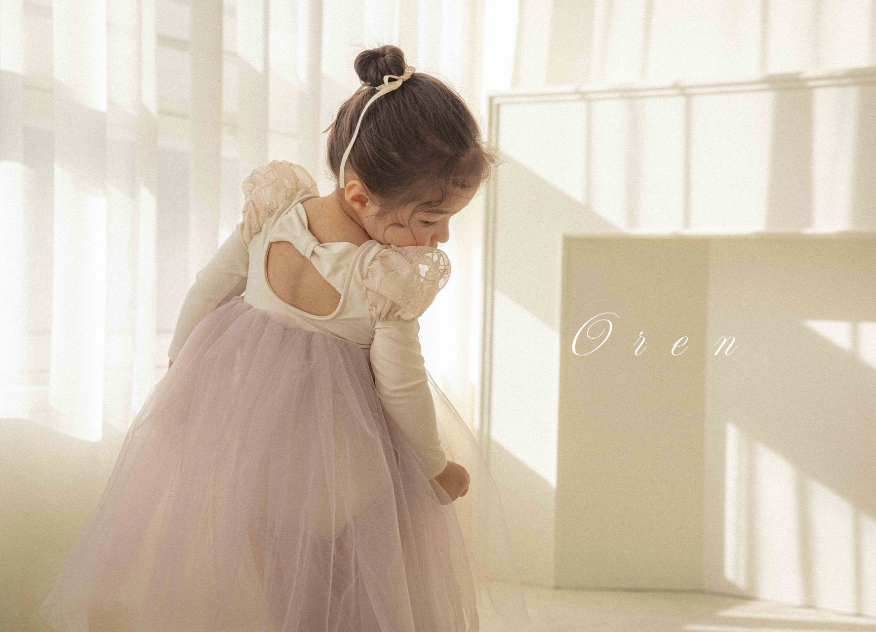 [OREN] Bella Long Tutu Ballet Dress(KIDS)_Purple