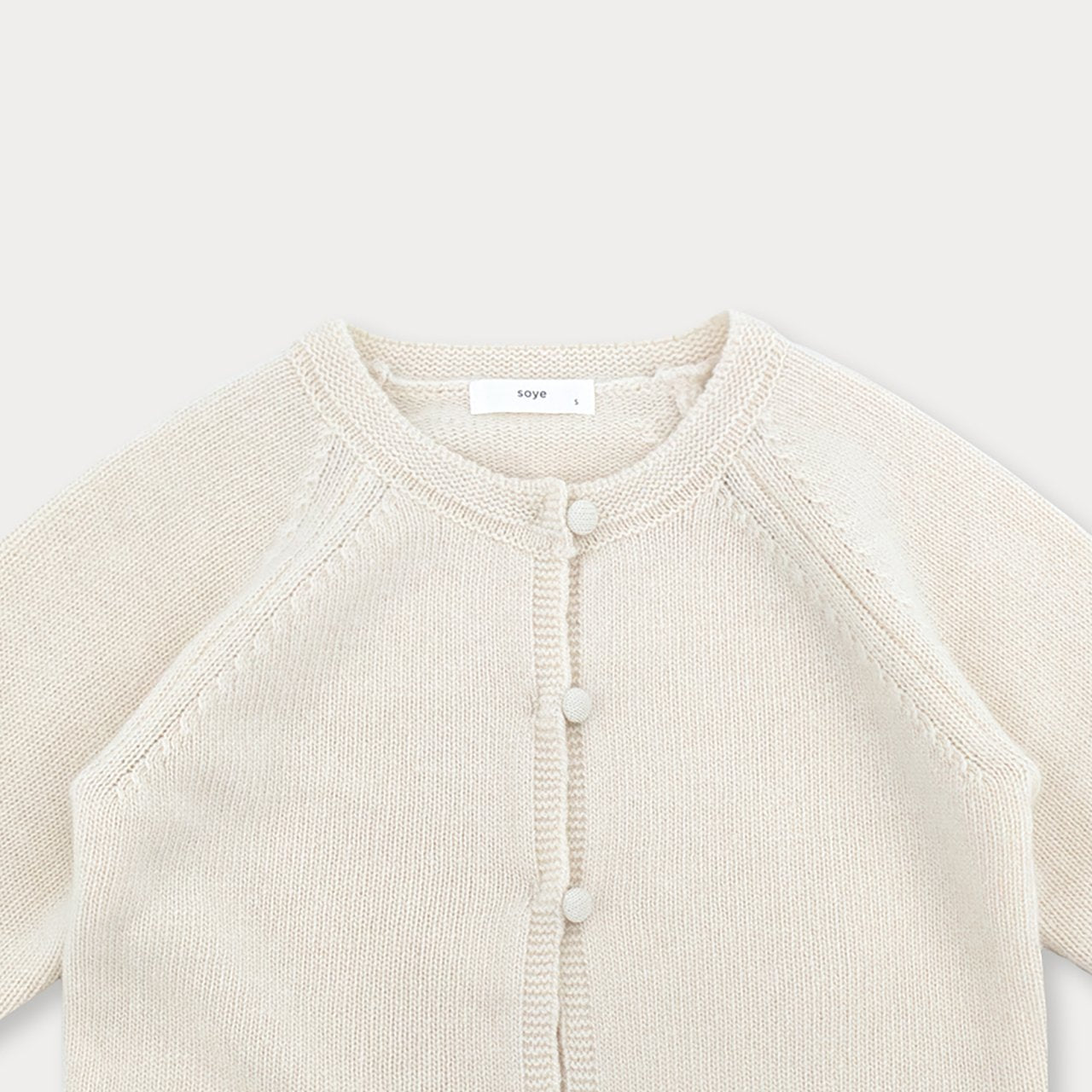 [Soye] Petit Button Cardigan_Ivory