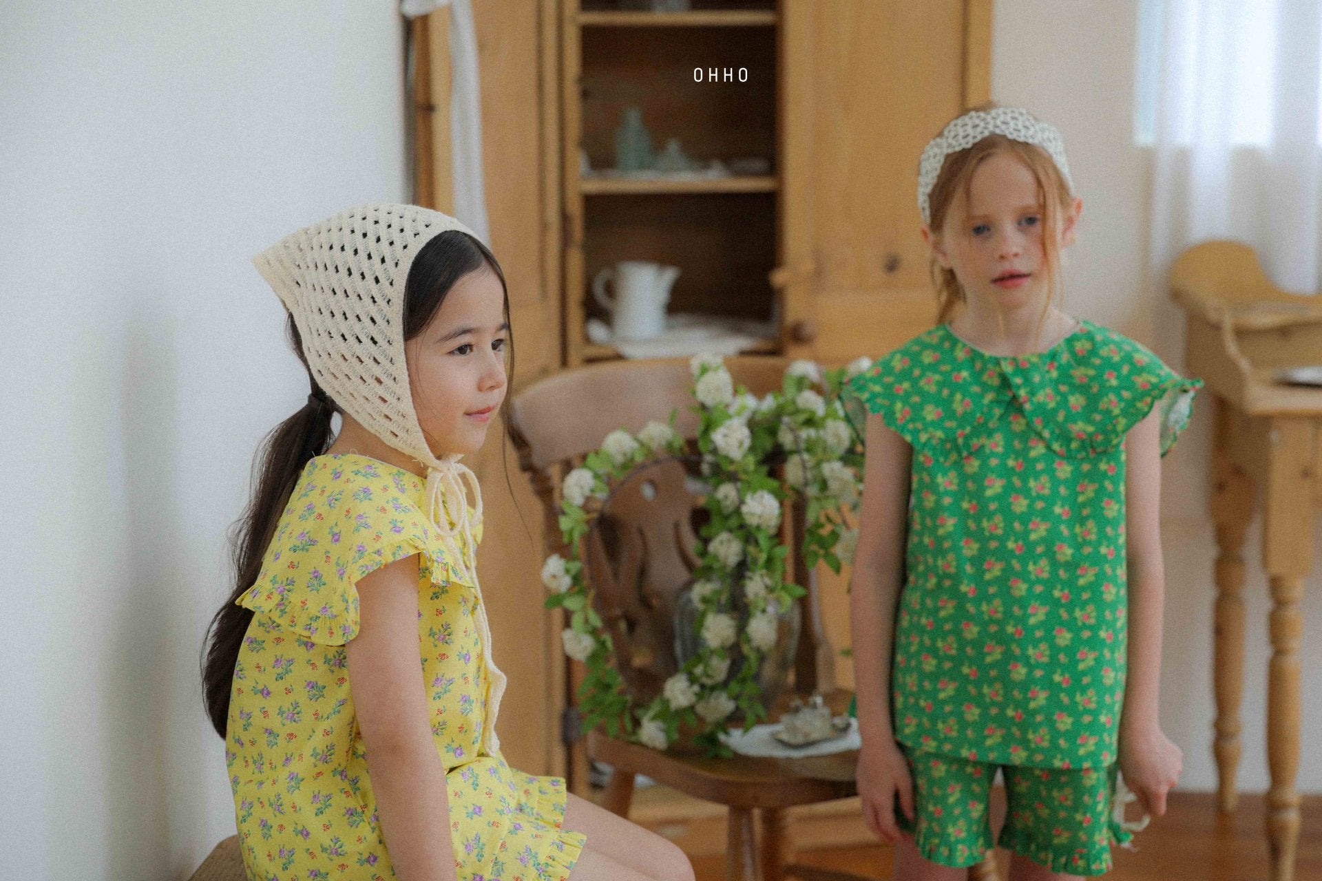 [ohho] Blossom Frill Shorts_2colors