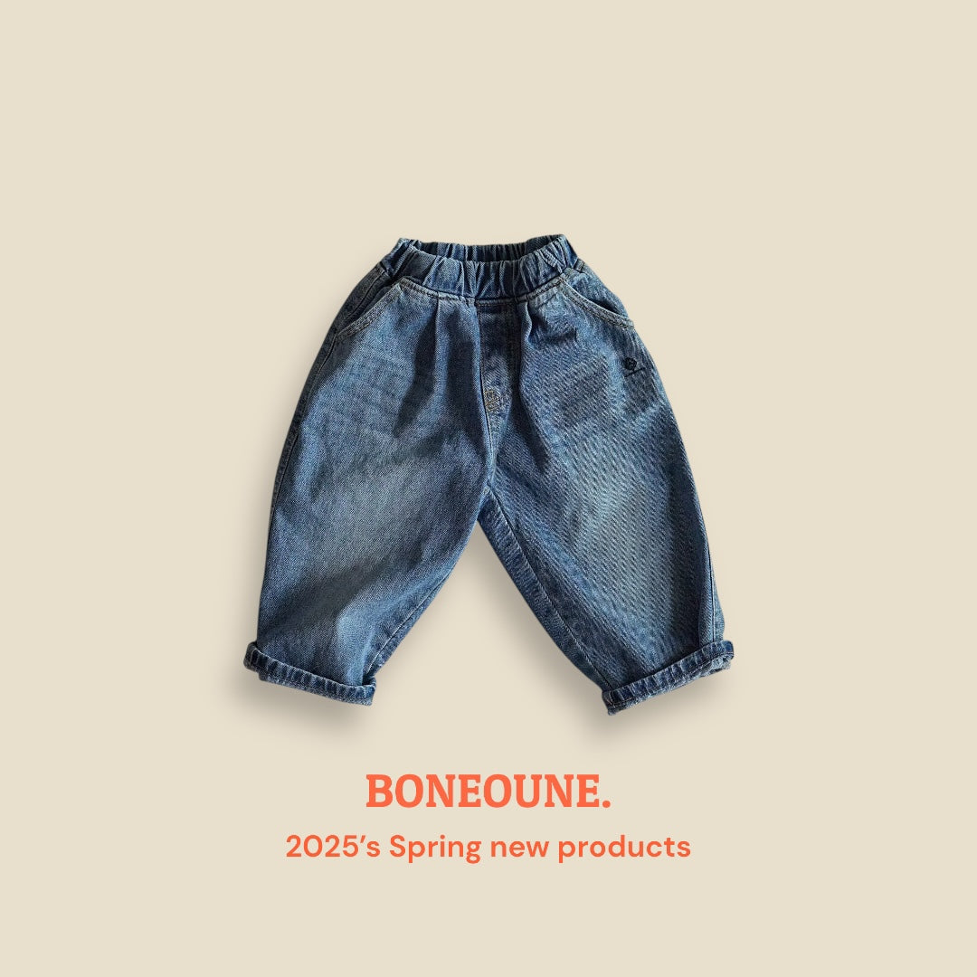 [BONEOUNE] Spring Easy Denim Pants