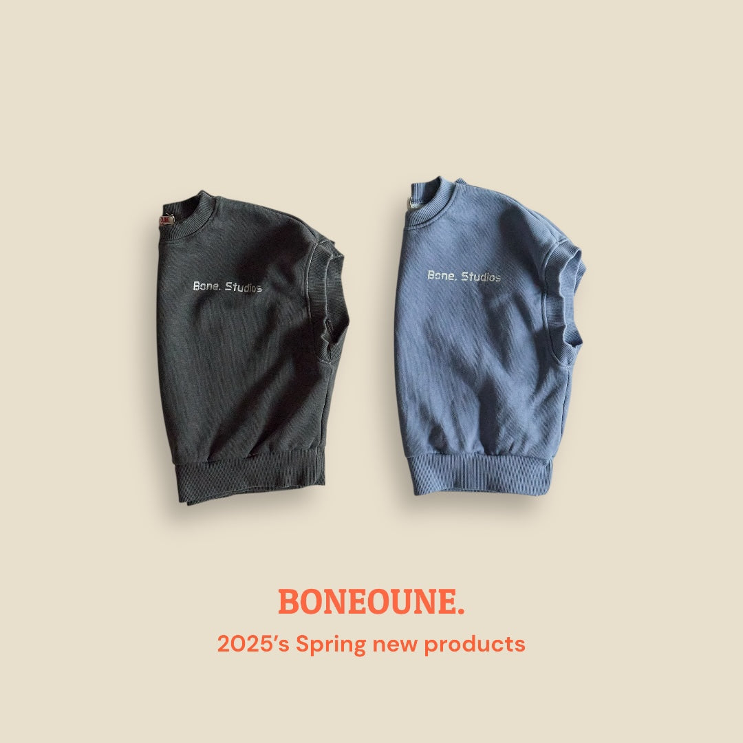 [BONEOUNE] Studio Pigment Vest_2colors