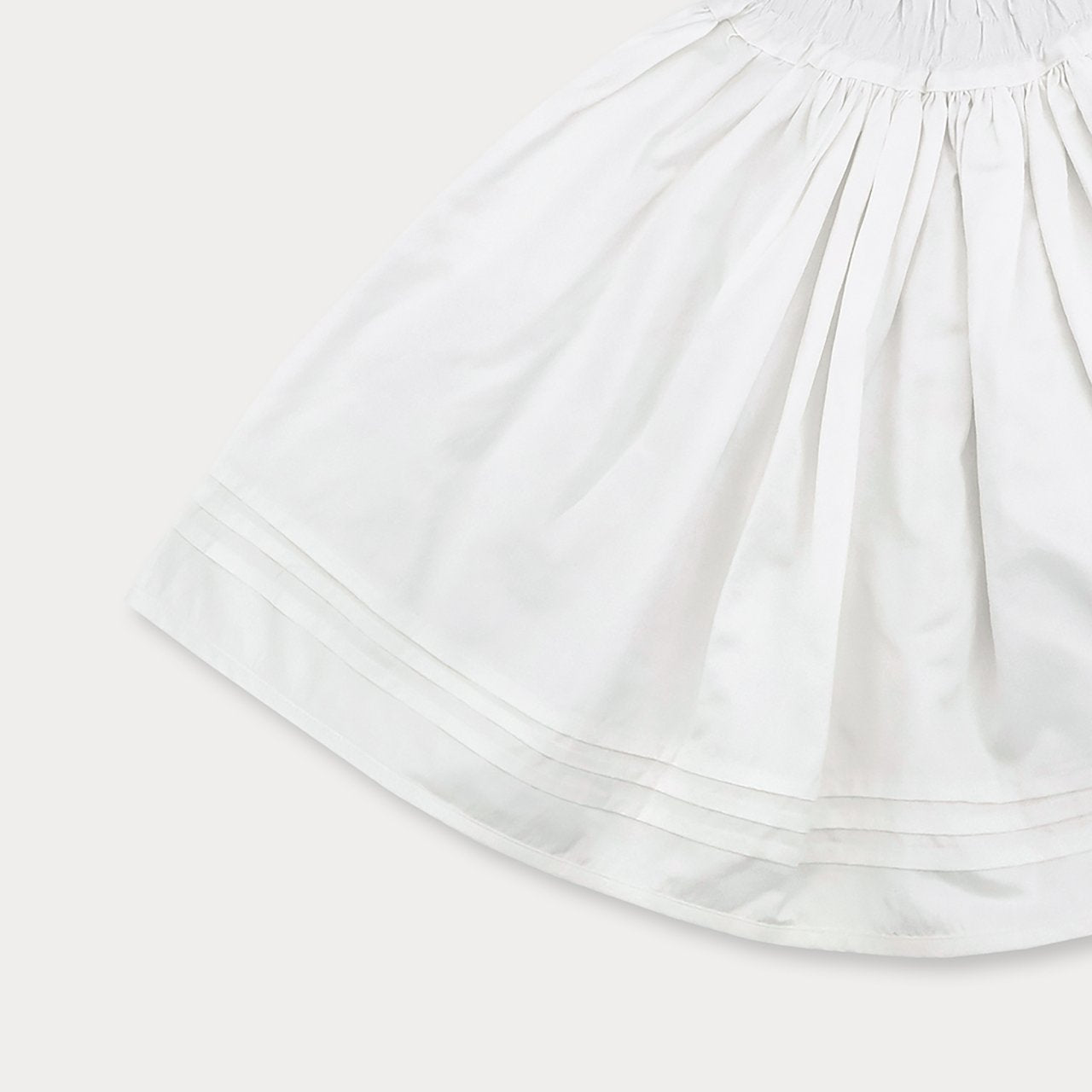 [Soye] Pintuck Cotton Skirt_Ivory