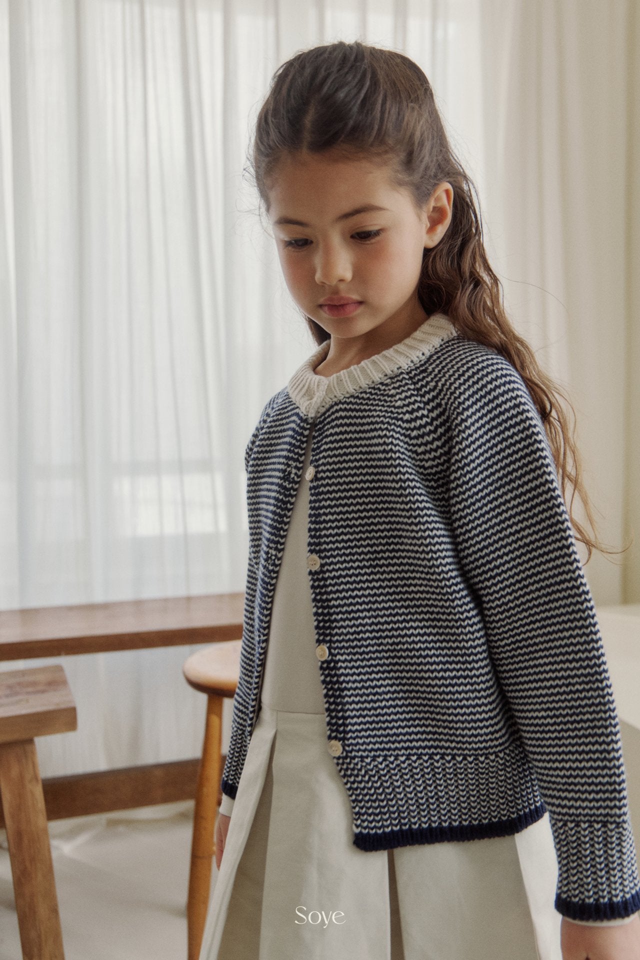 [Soye] Classic Stripe Cardigan