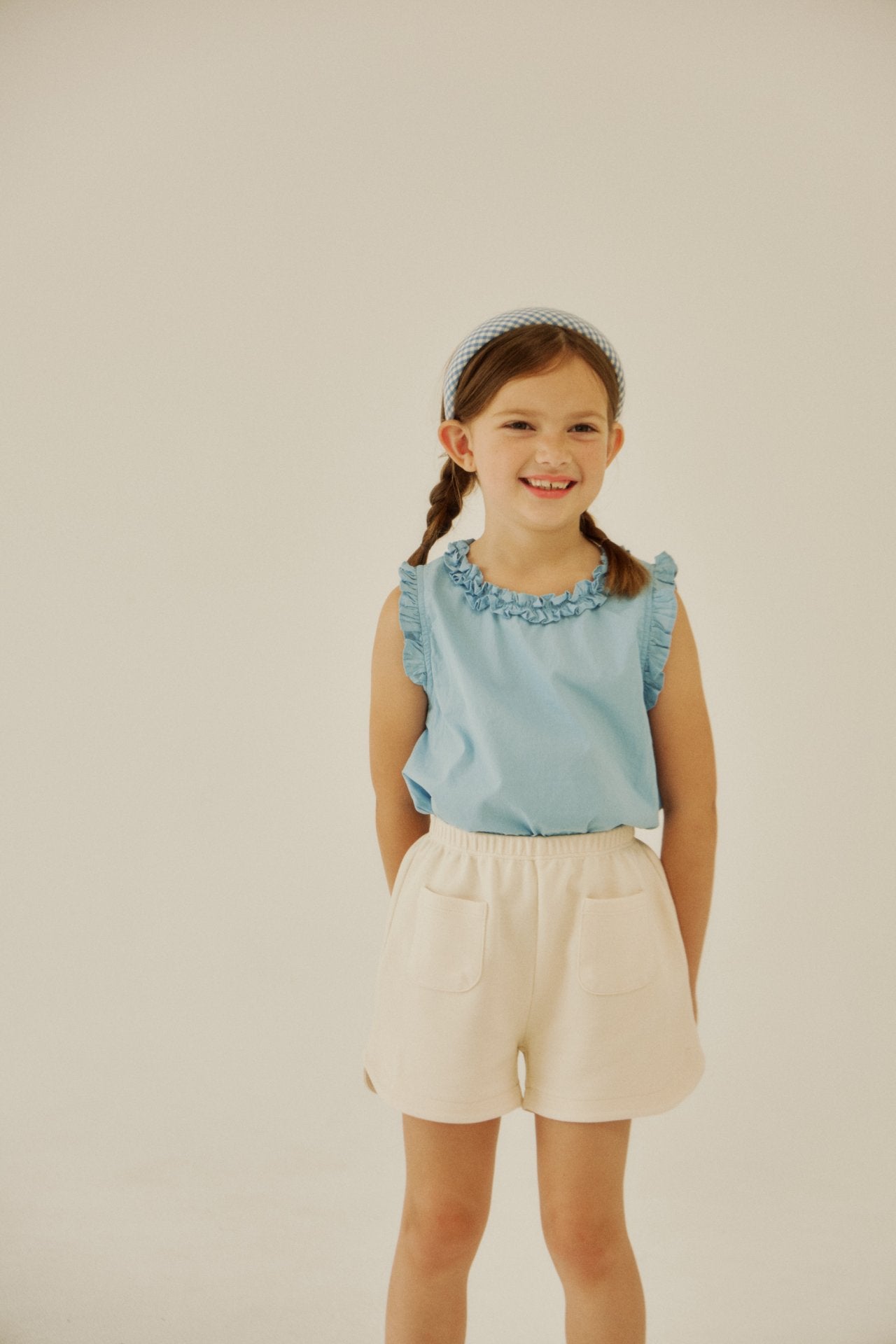 [Soye] Verse frill t-shirt_Blue