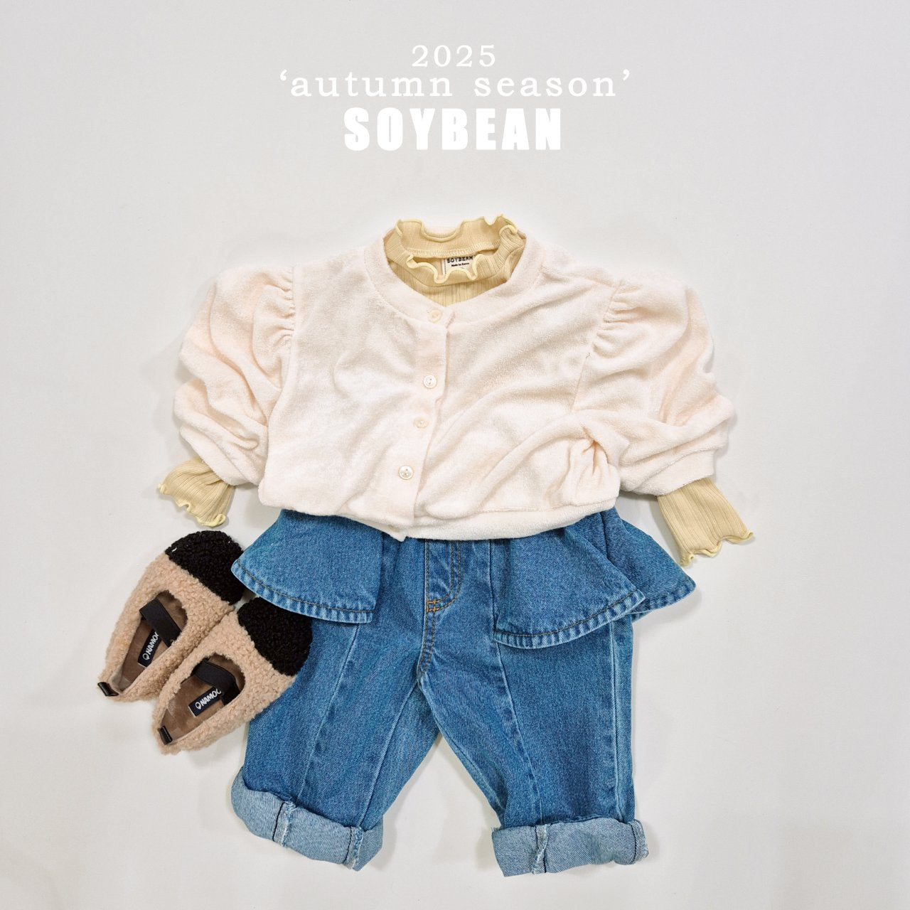 [SOYBEAN] Voluminous Rib T-shirt_3colors