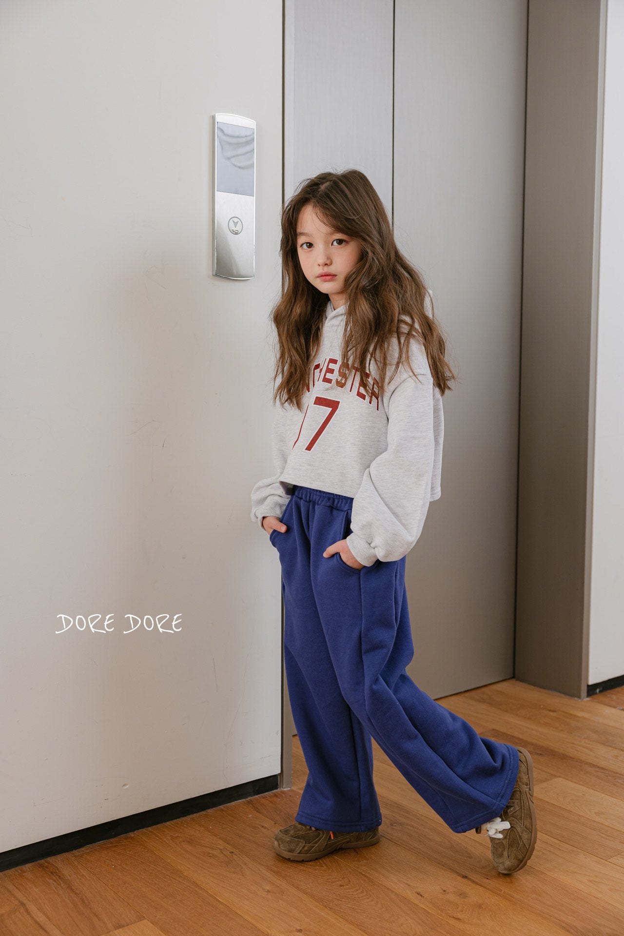 [DOREDORE] 07 Hoodie Crop MTM_2colors