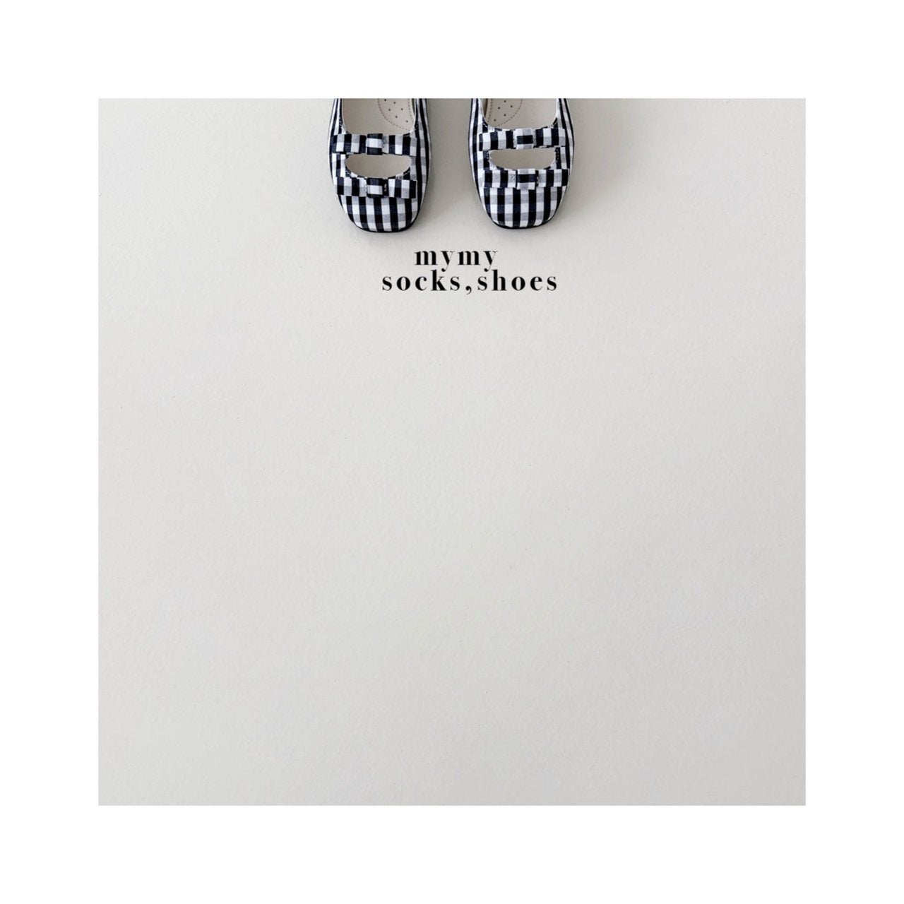 [my shoes] Eggplant shoes_Black Check