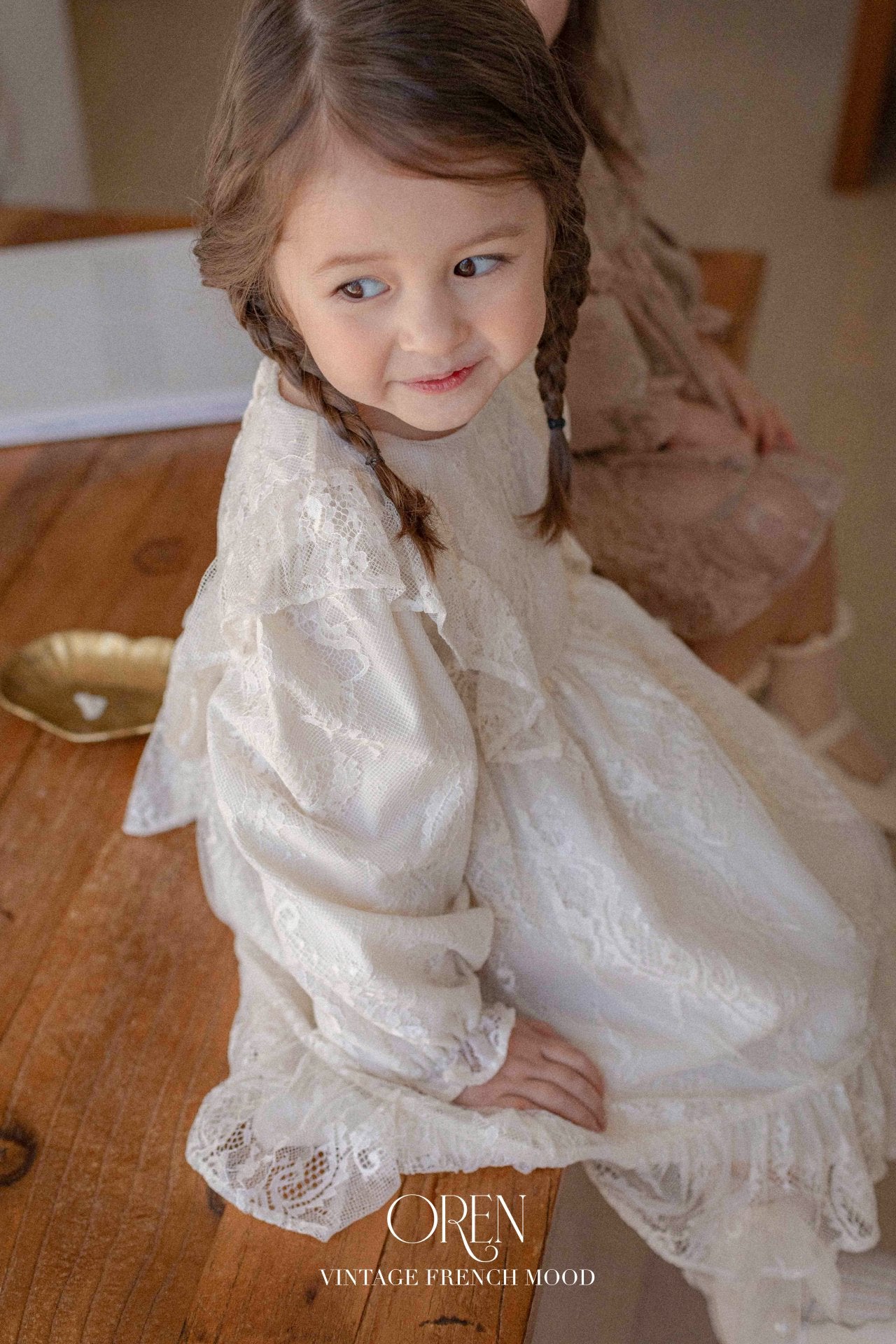 [OREN] Renibon Lace Dress(KIDS)_Ceam