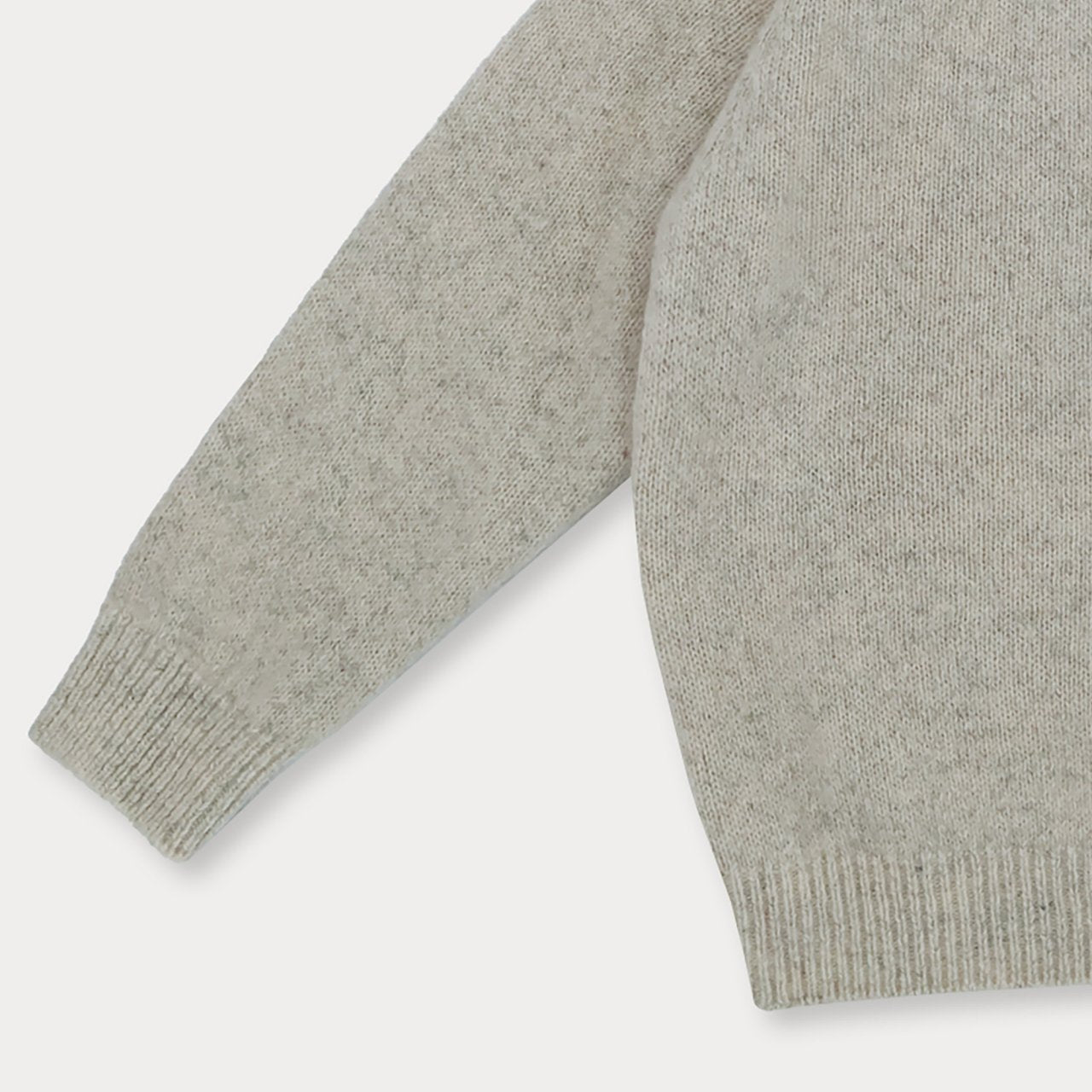 [Soye] Raccoon Round Knit_Oatmeal