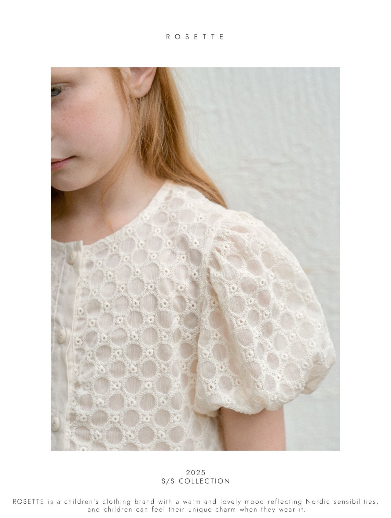 [ROSETTE] Giselle Blouse_Cream