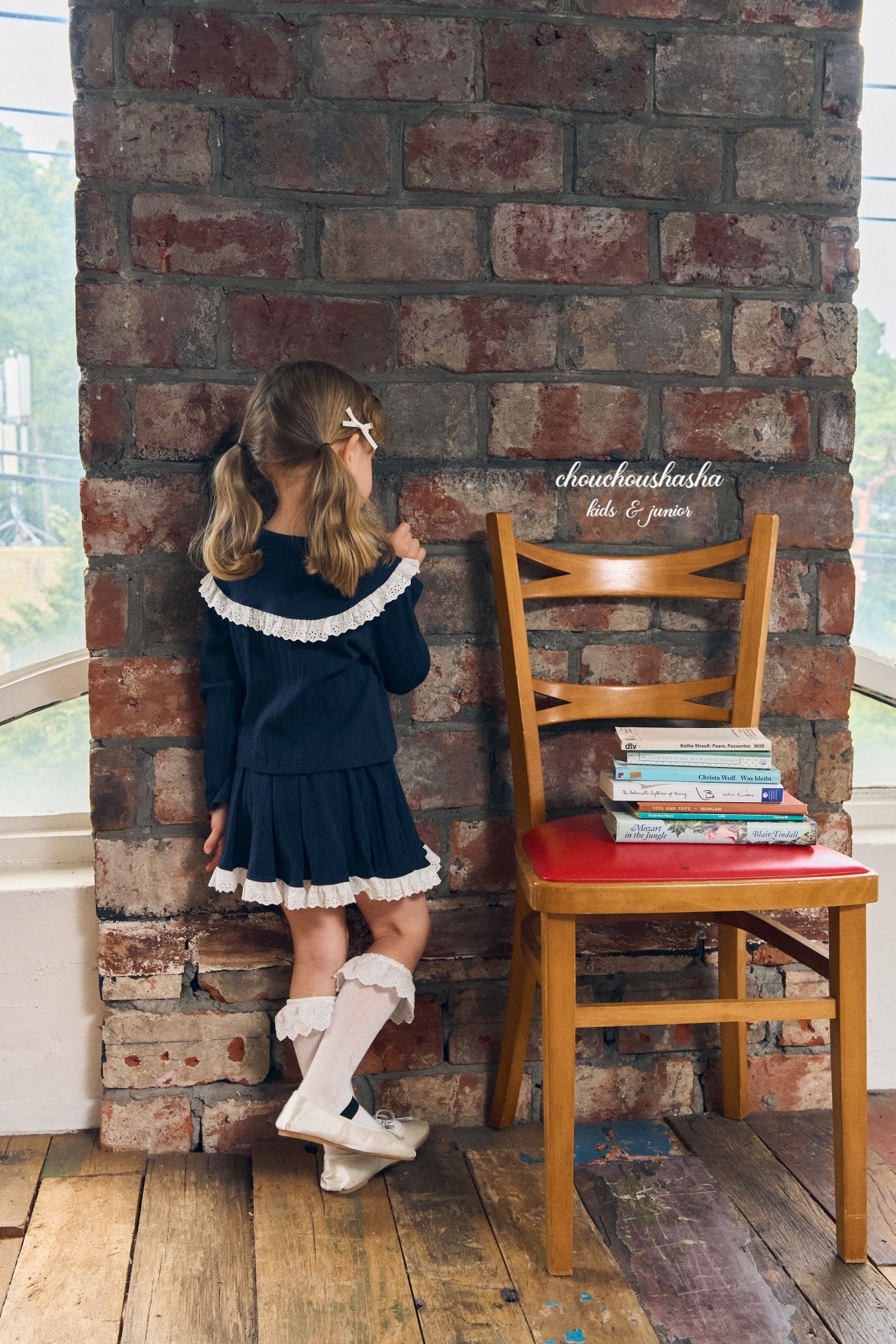 [CHOUCHOUSHASHA] Rona Tie Blouse_2colors