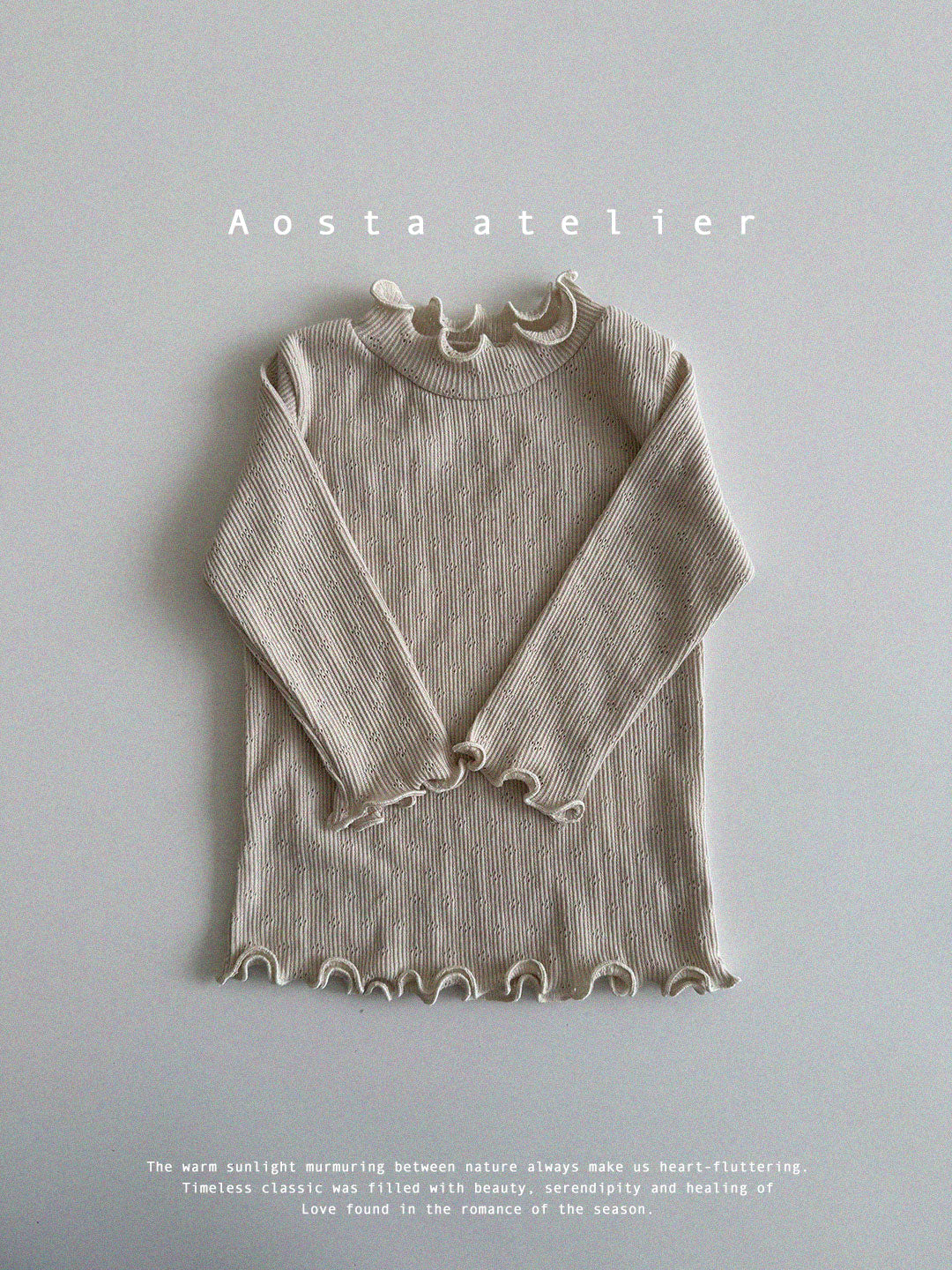 [AOSTA] Spring Camellia_T-shirt_2colors