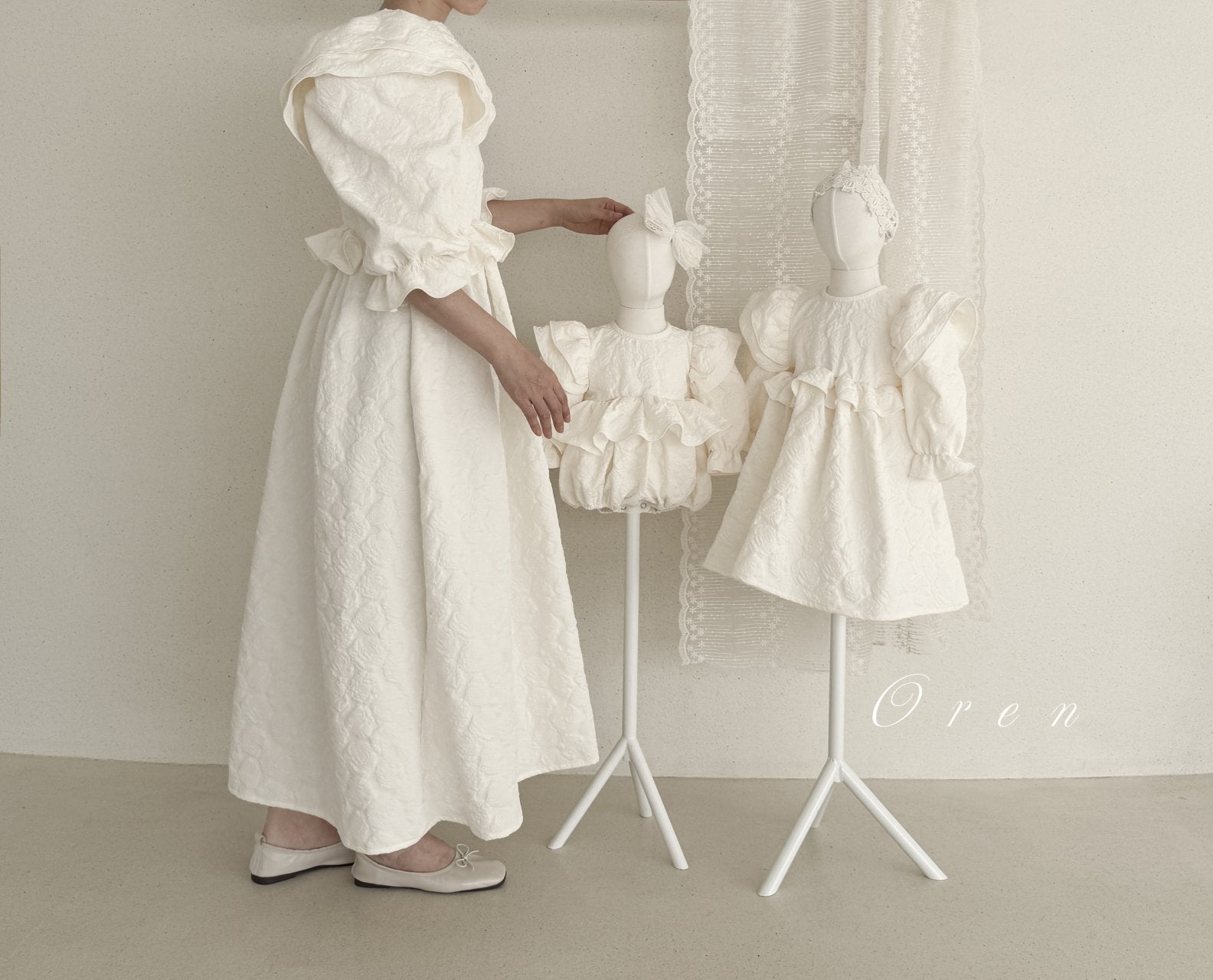 [OREN] Tully Dress(MOM)_Cream