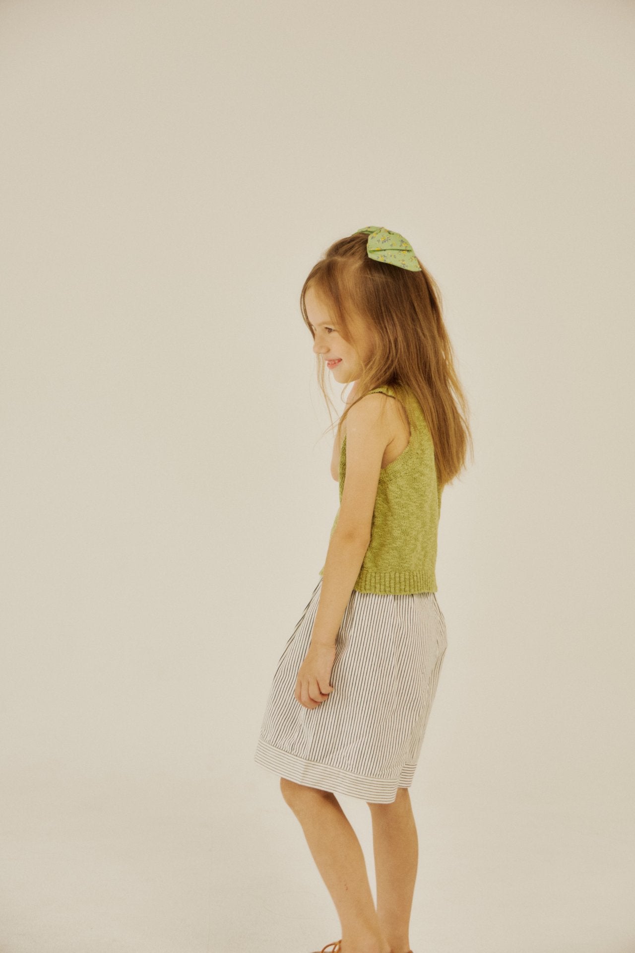 [Soye] Slub sleeveless_Green