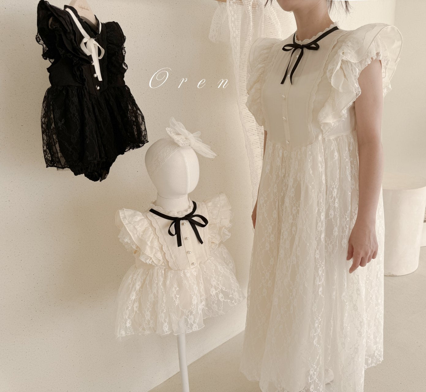 [OREN] Vivian Dress(MOM)_Cream