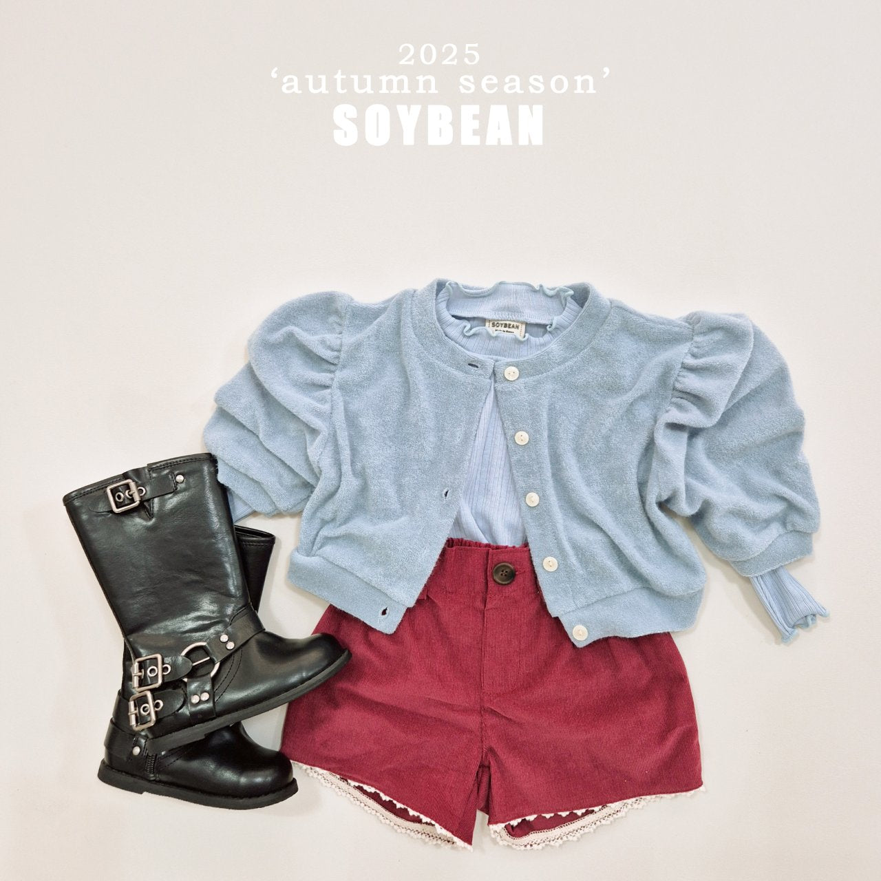 [SOYBEAN] Voluminous Rib T-shirt_3colors