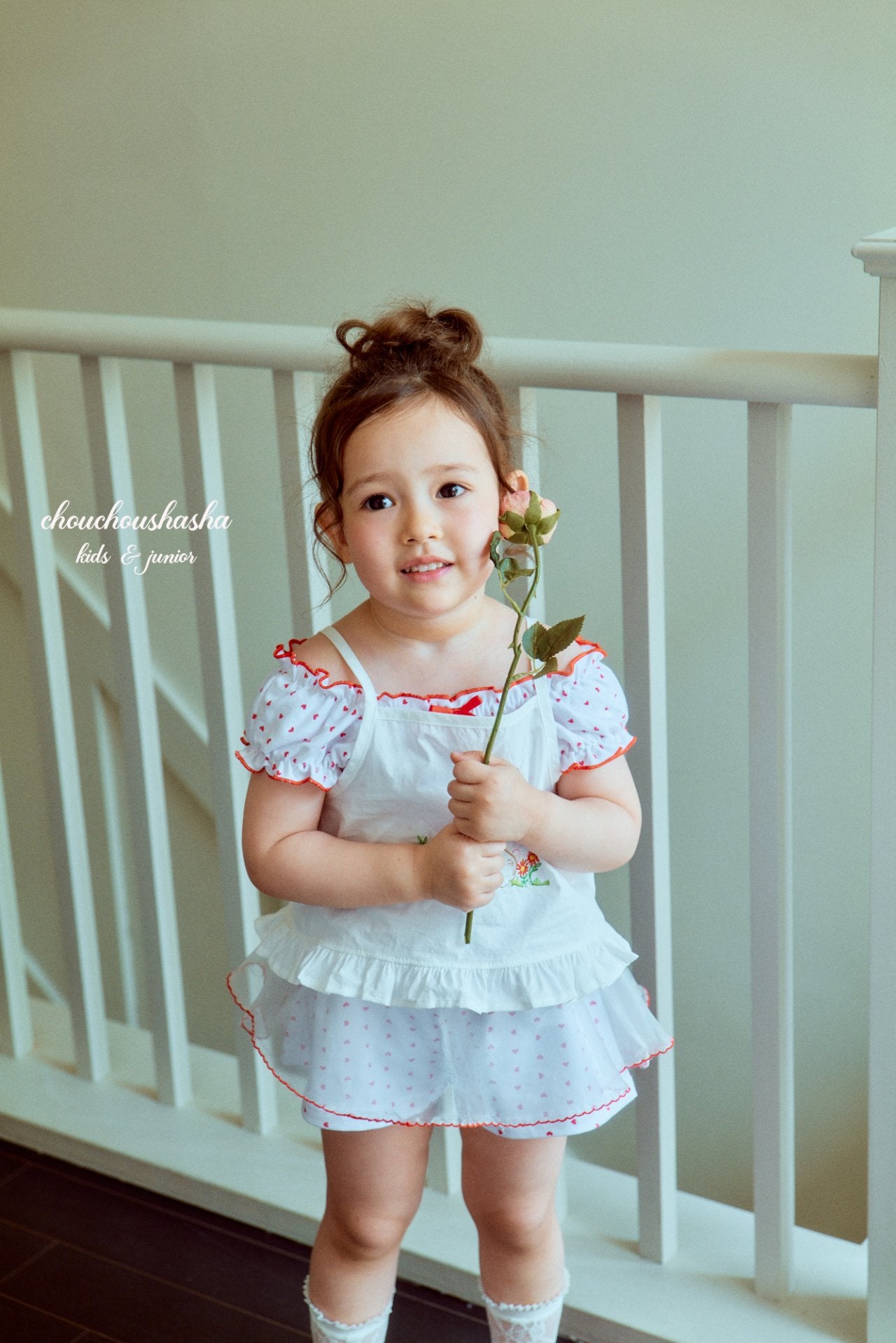[CHOUCHOUSHASHA] Rabbit Sleeveless T-shirts_Ivory