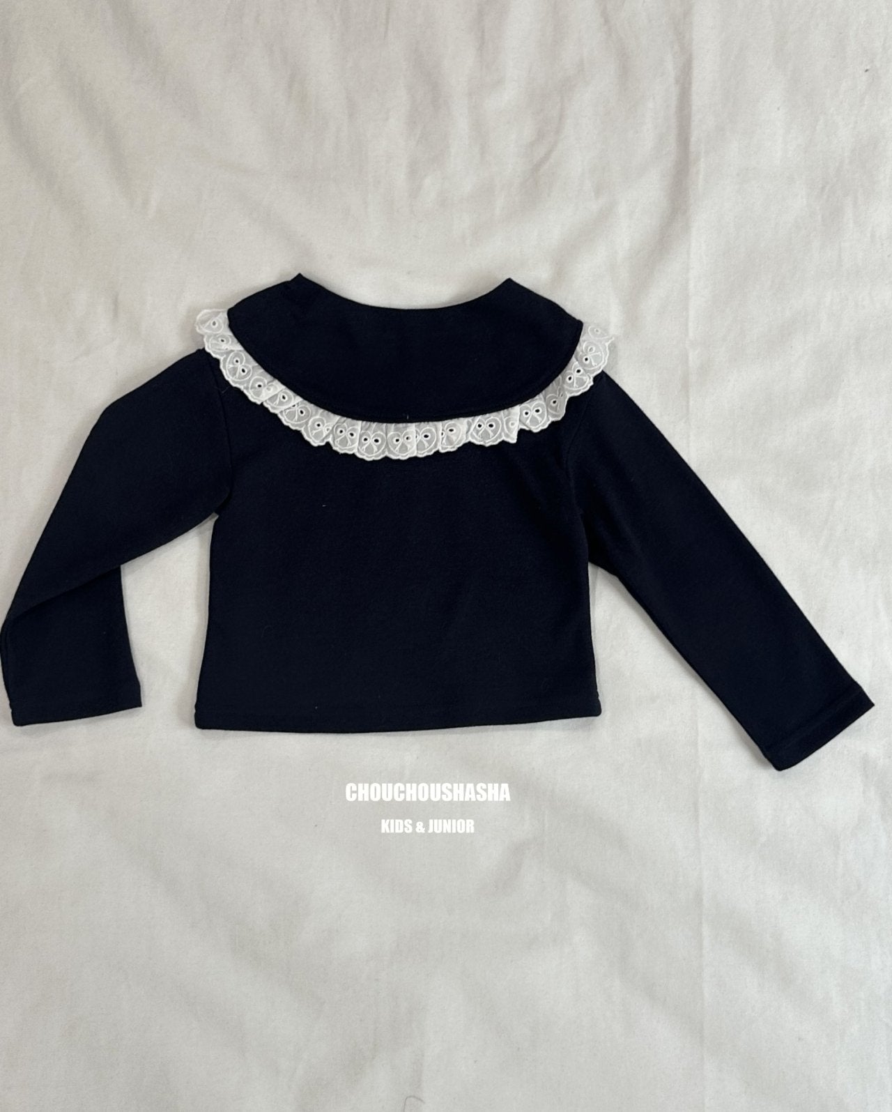 [CHOUCHOUSHASHA] Emily Blouse T-shirt_Navy