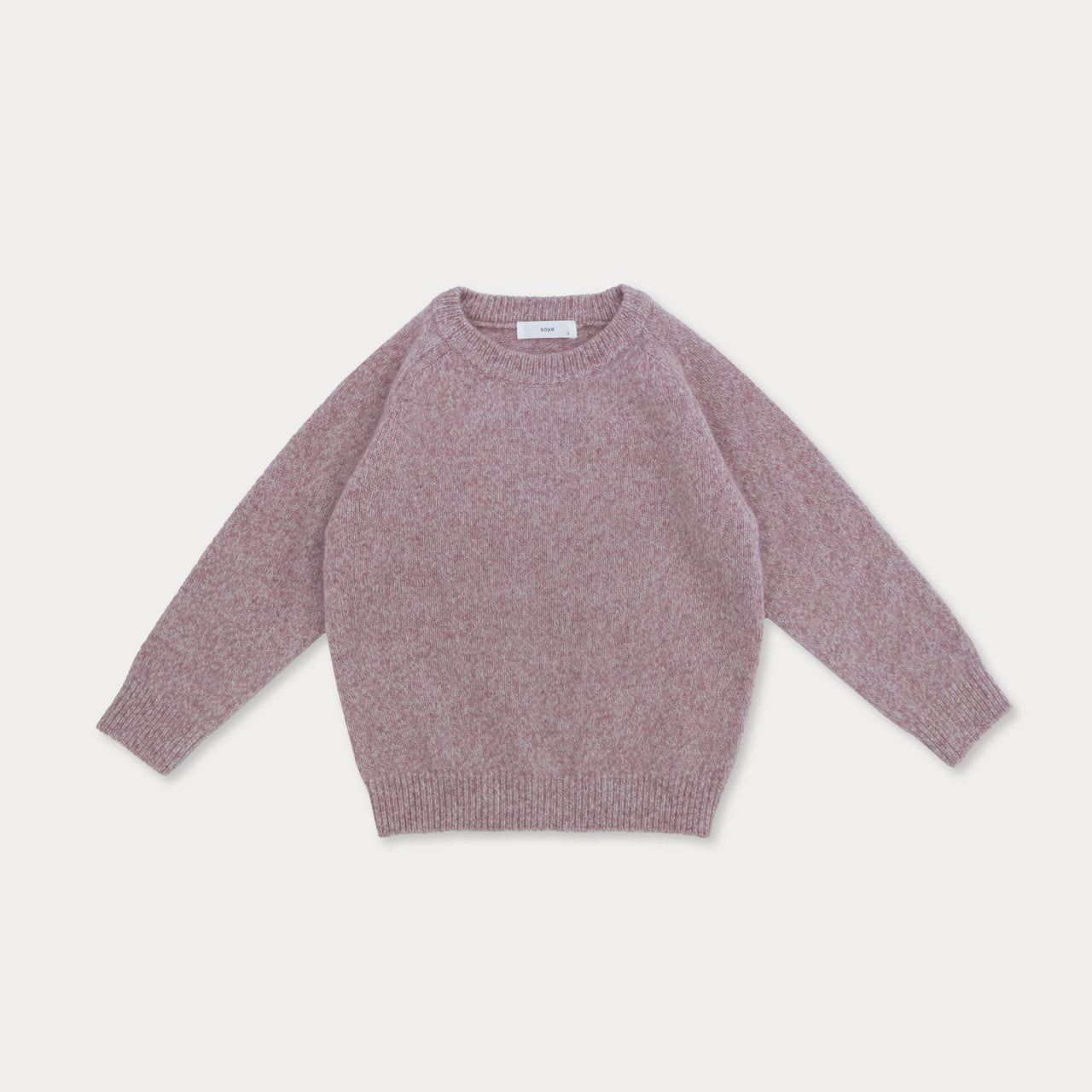 [Soye] Raccoon Round Knit_Pink