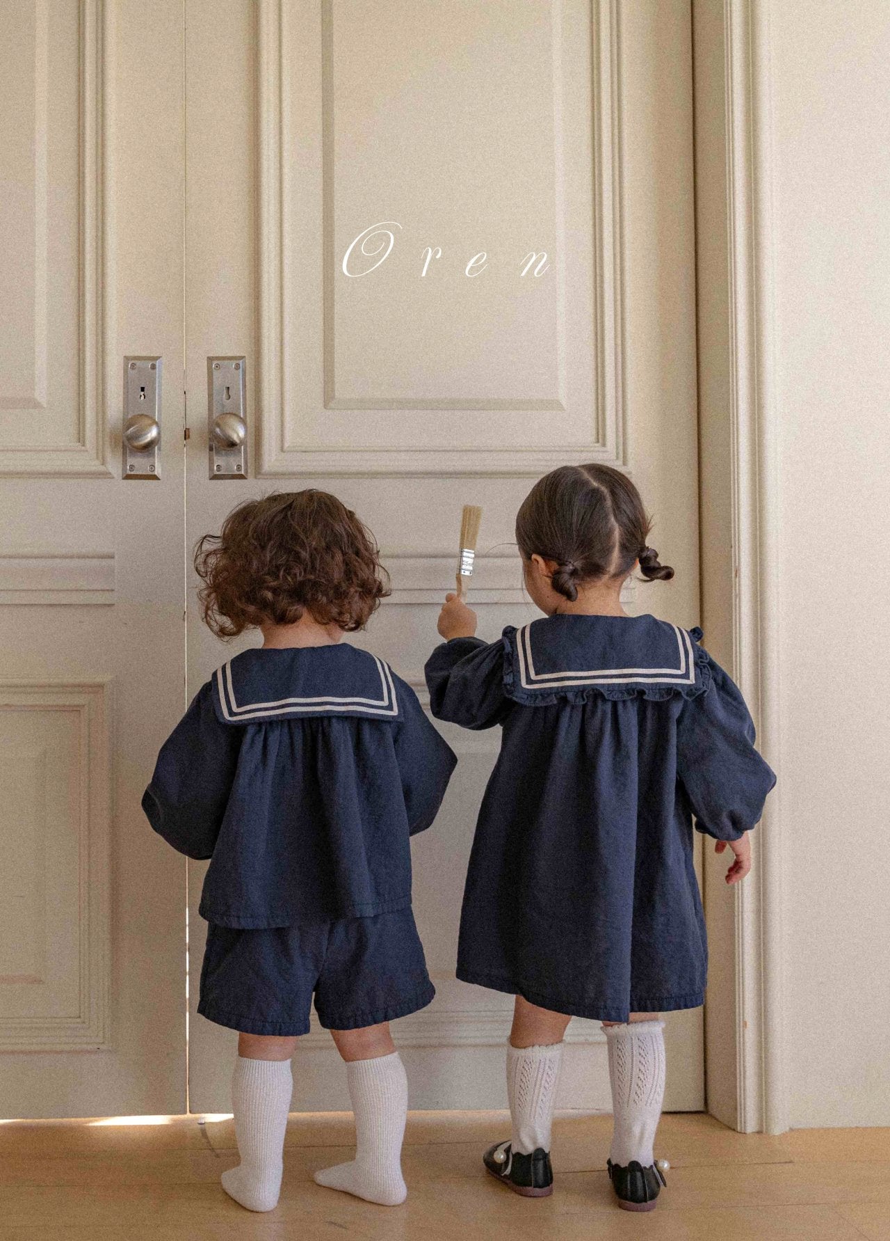 [OREN] Matthieu Marine Dress(KIDS)_Navy