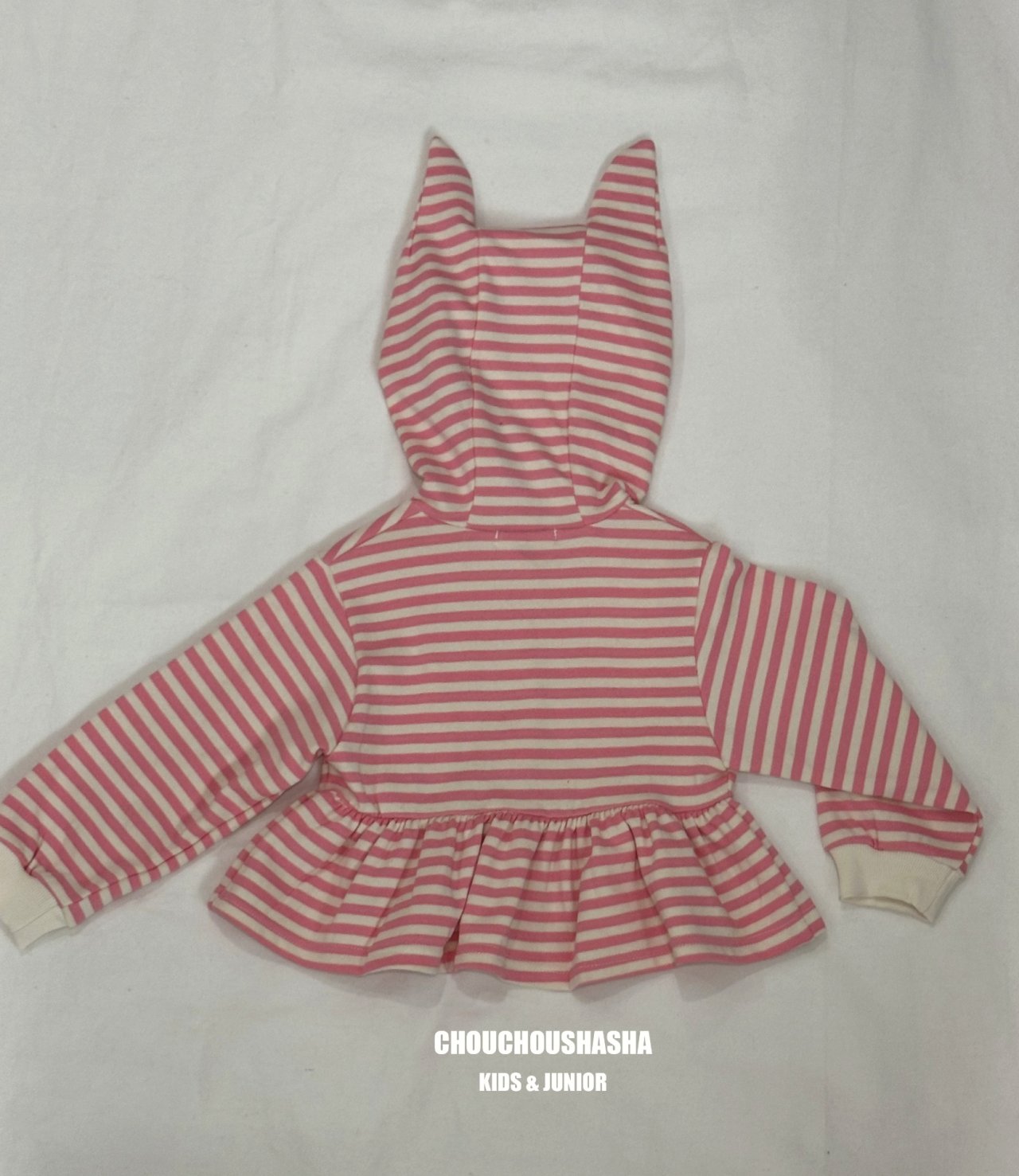 [CHOUCHOUSHASHA] Kitsch Hoodie Cardigan_Pink