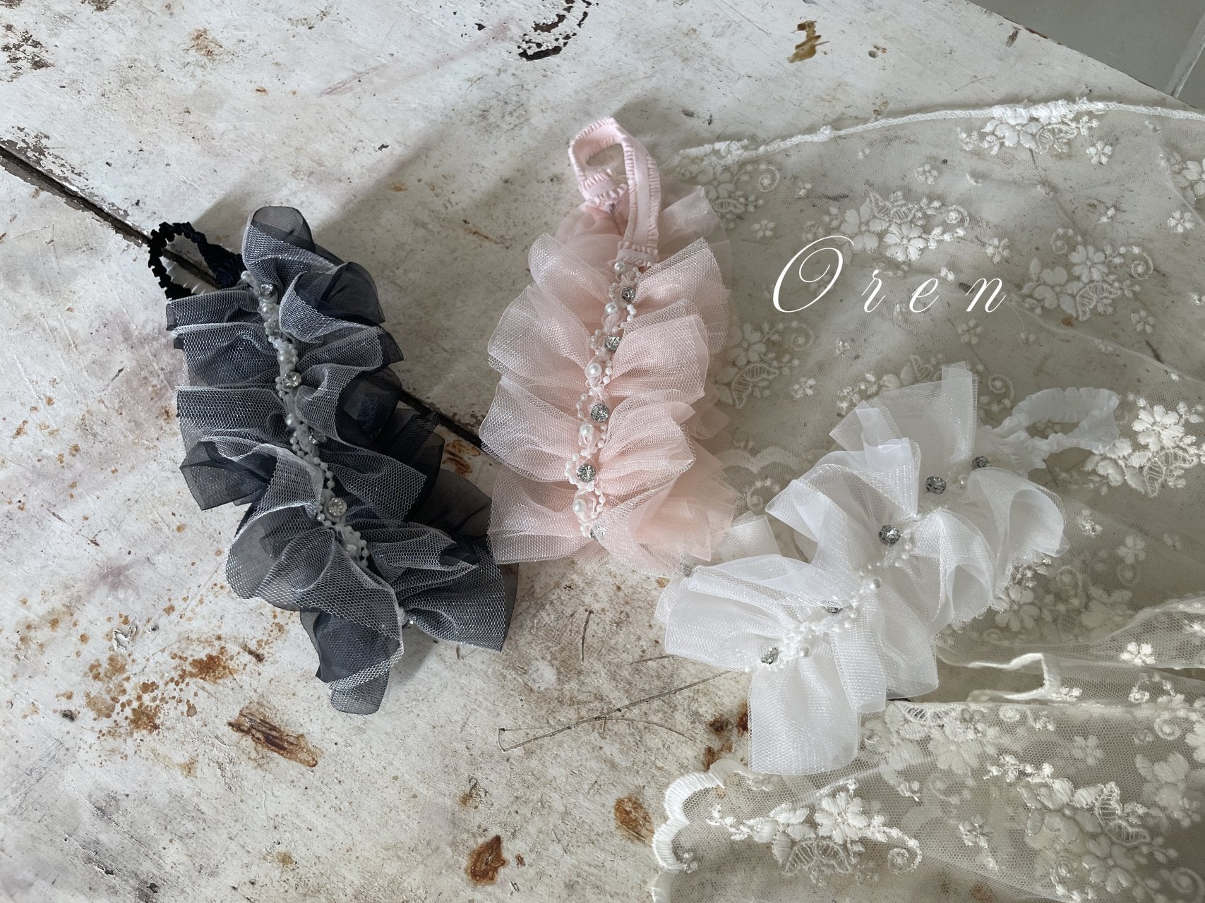 [OREN] Rosie Blanc Headband_3colors