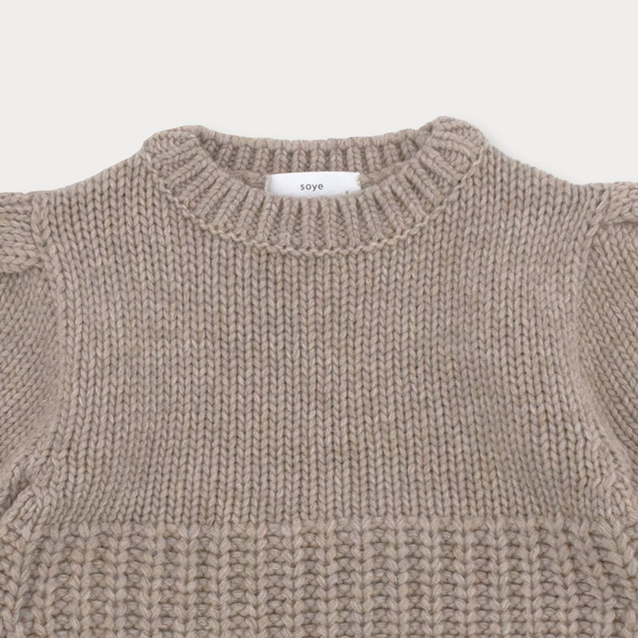 [Soye] Mullo Puff Knit_Beige