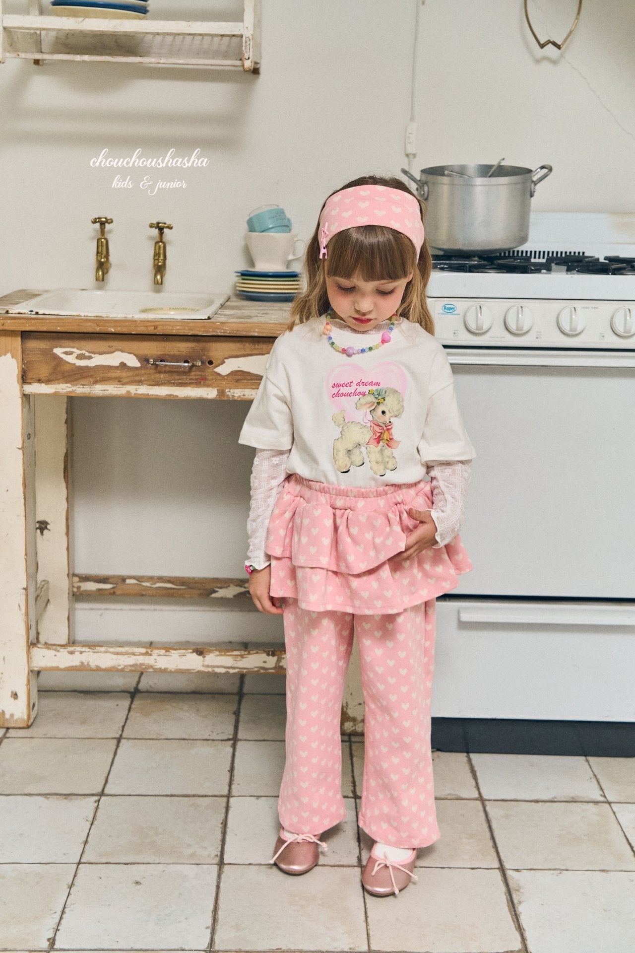 [CHOUCHOUSHASHA] Chloe Pants_Pink