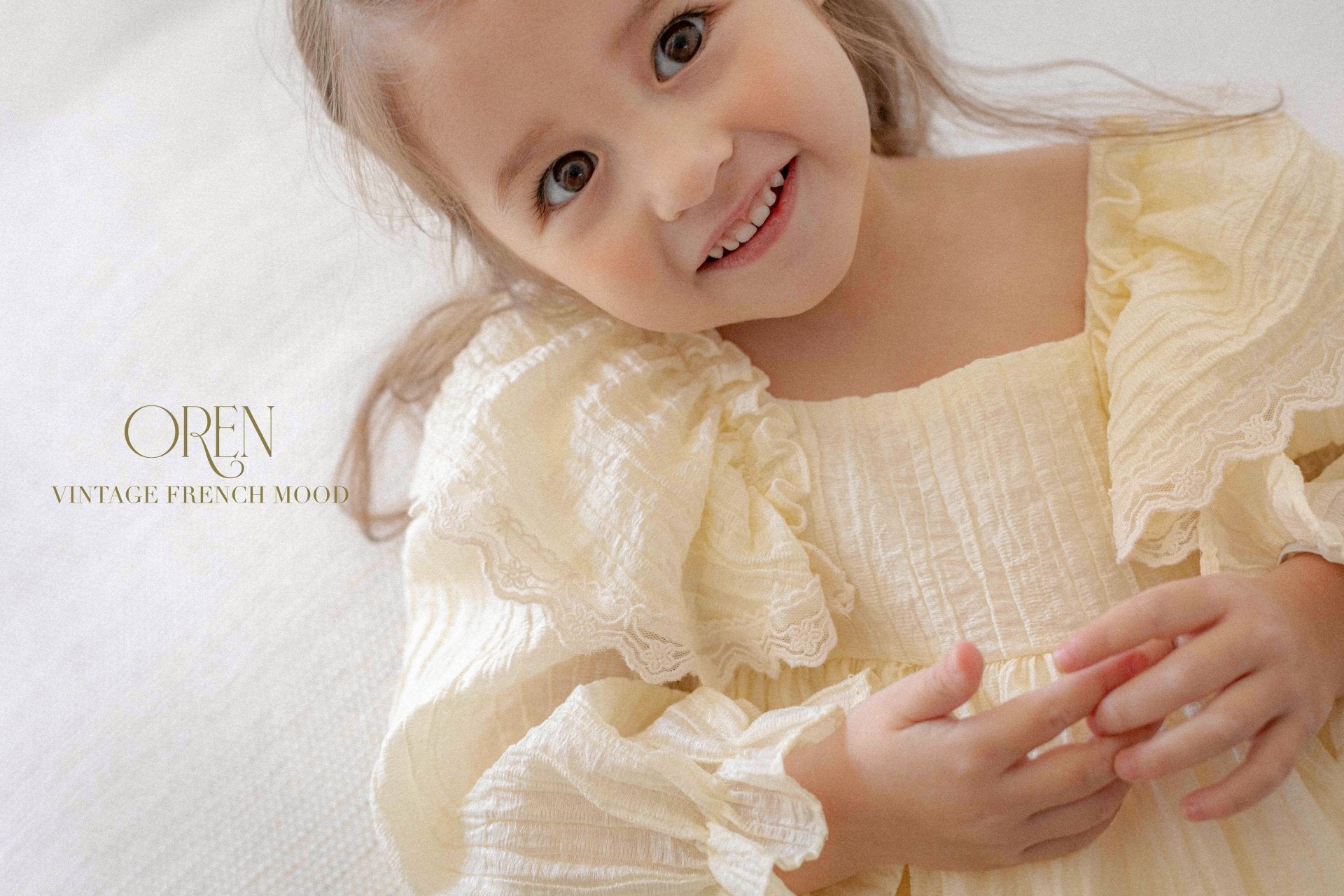 [OREN] Lilly Frill Dress(KIDS)_2colors