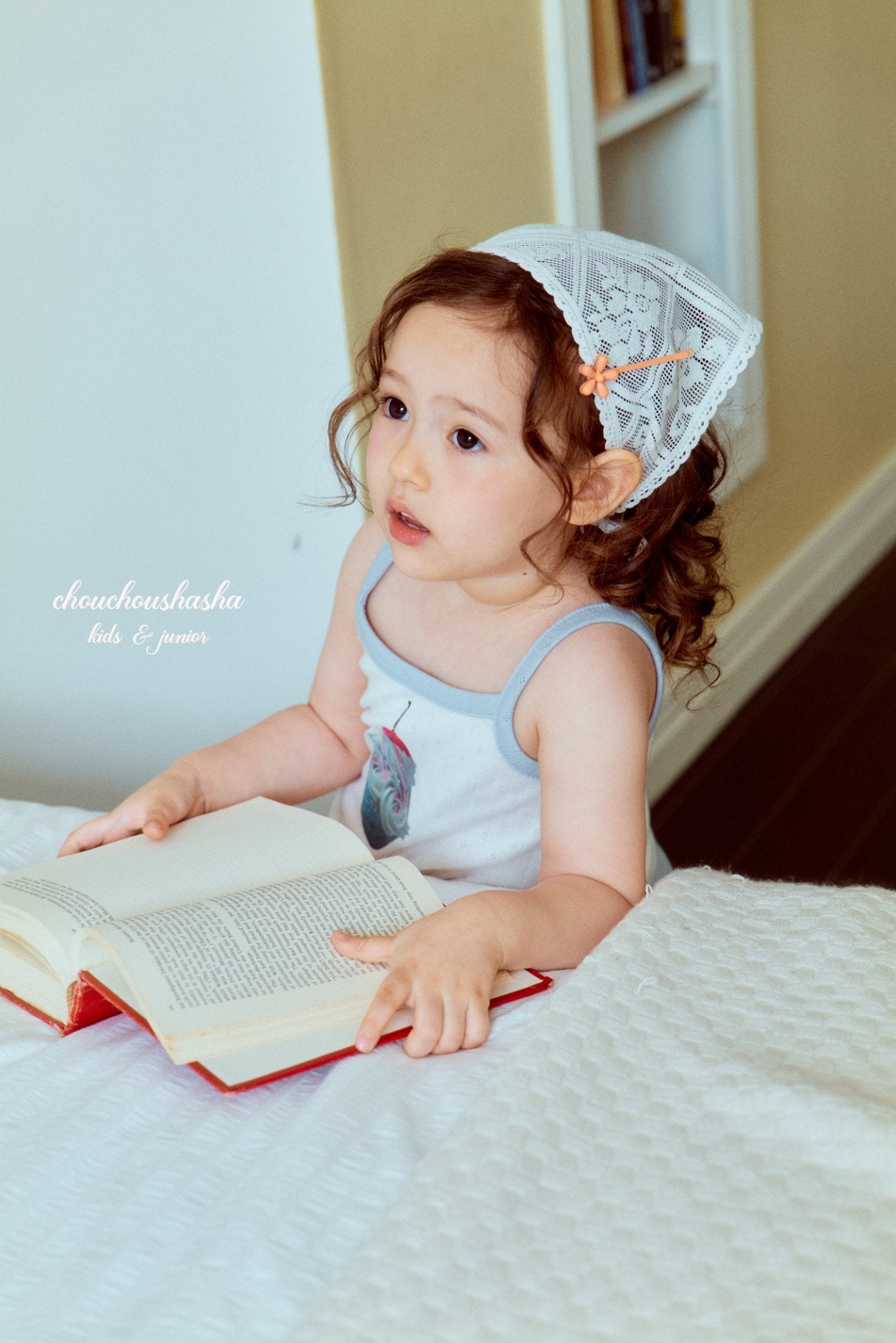 [CHOUCHOUSHASHA] Sherbet Sleeveless T-shirts_2colors