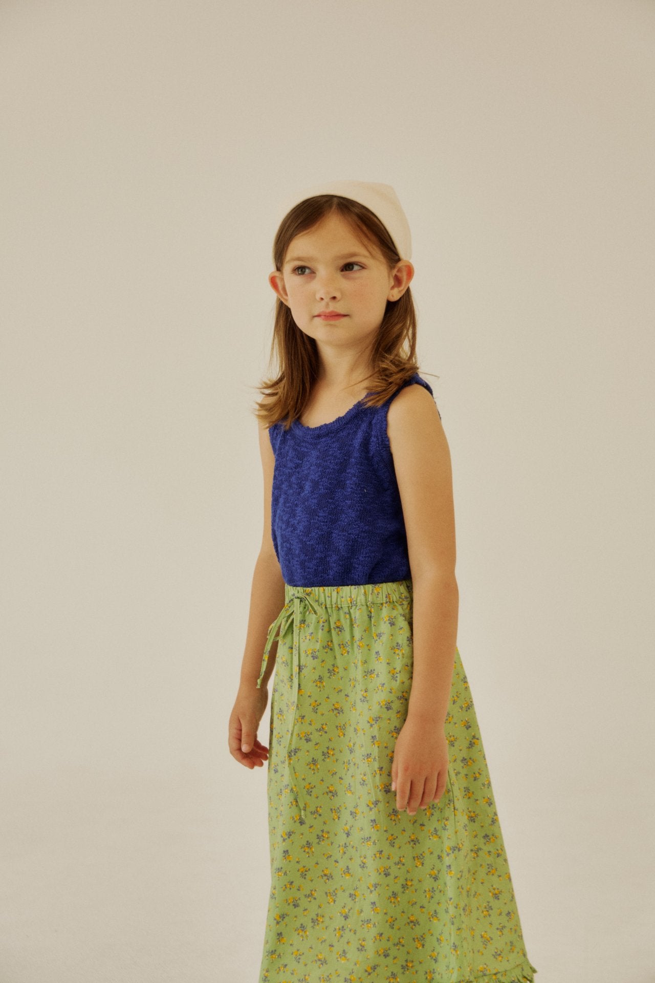 [Soye] Slub sleeveless_Cobalt