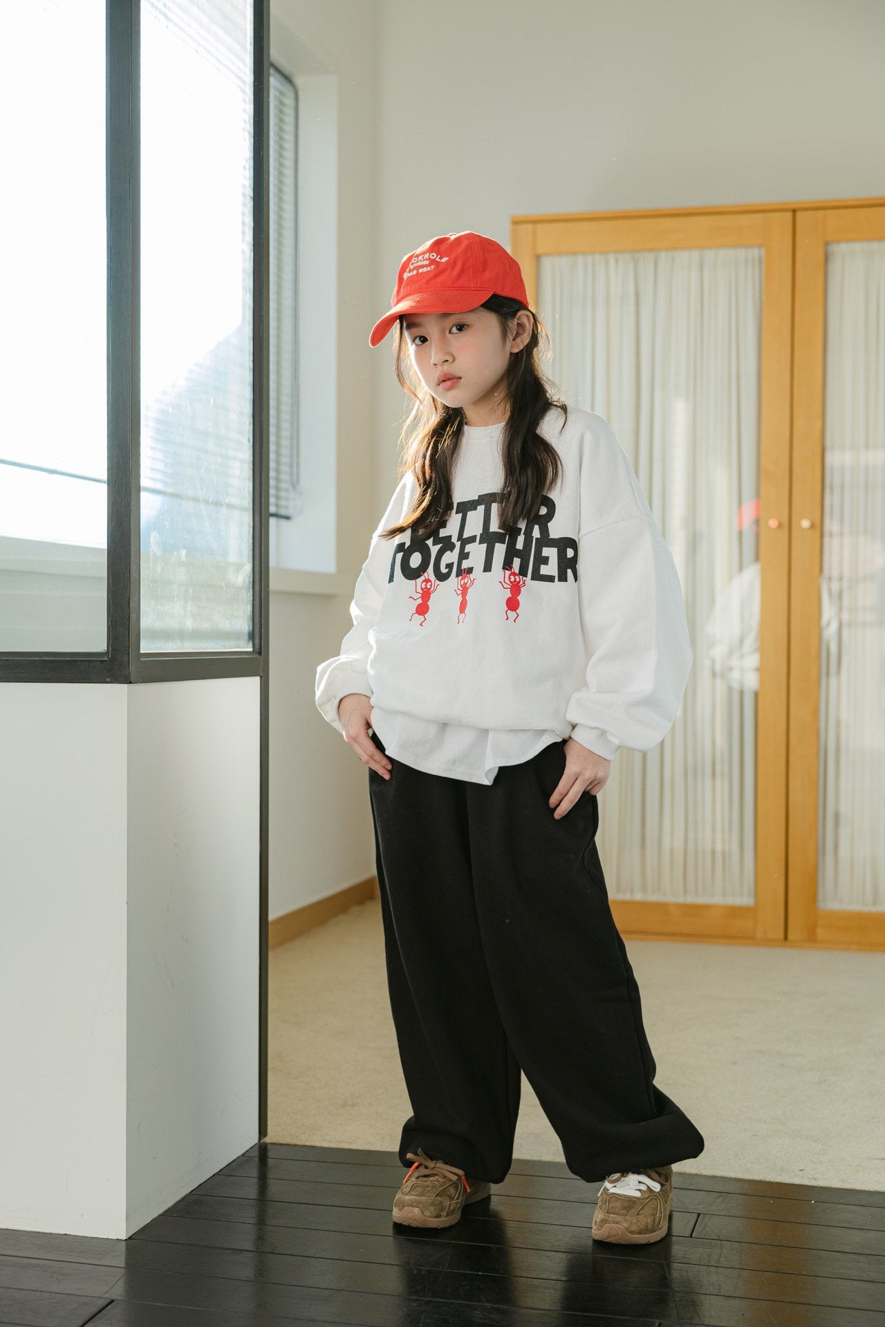 [DOREDORE] Over fit Jogger Pants_3colors