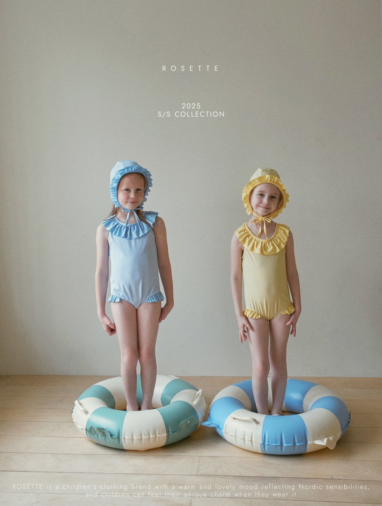 [ROSETTE] Bell Line swimming cap_2colors