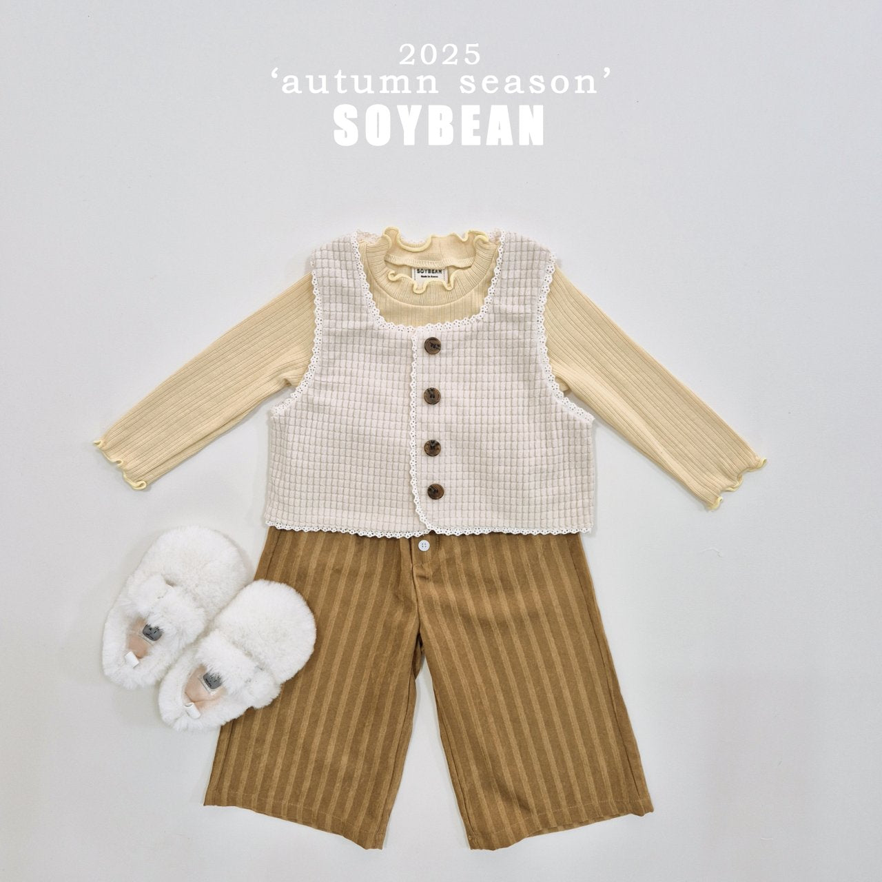 [SOYBEAN] Voluminous Rib T-shirt_3colors