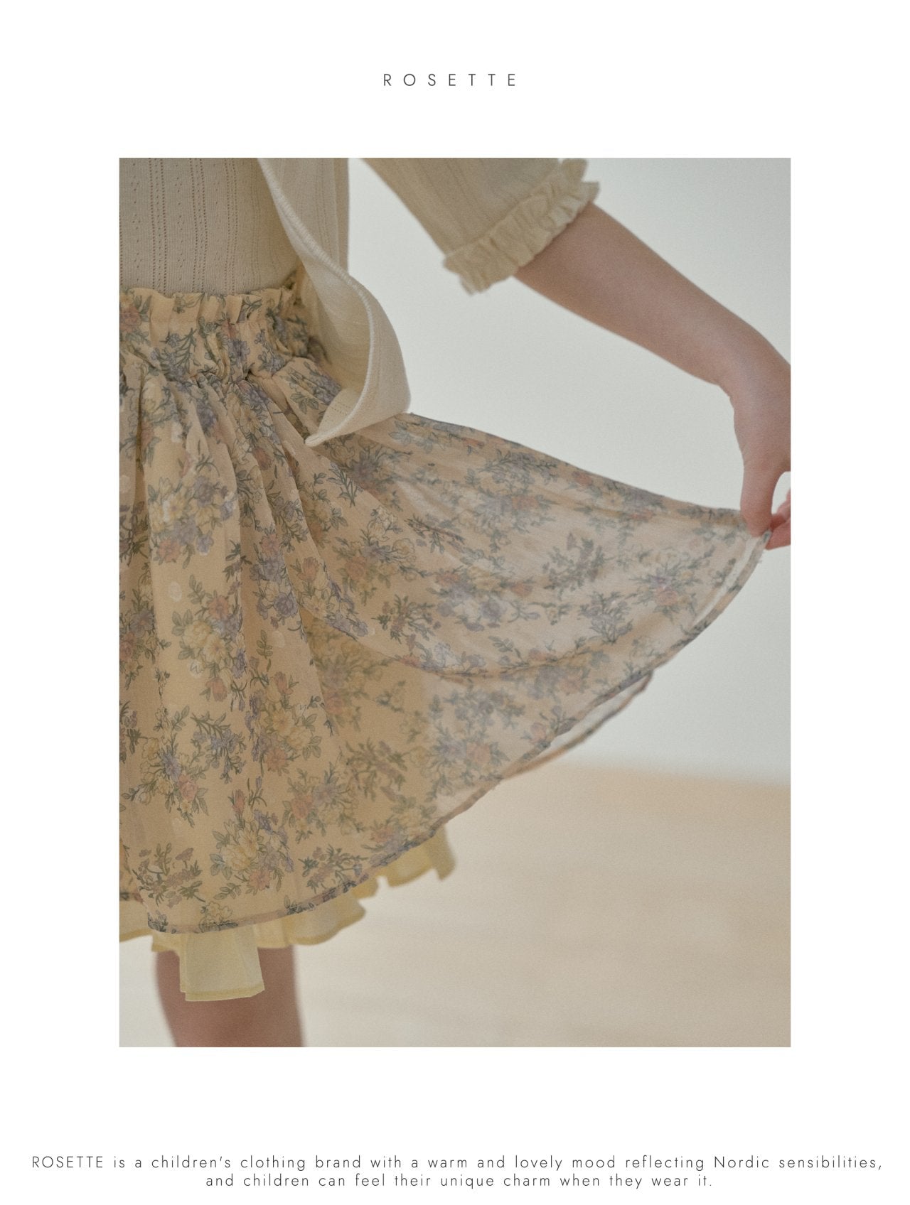 [ROSETTE] Sharen chiffon Skirt_2colors