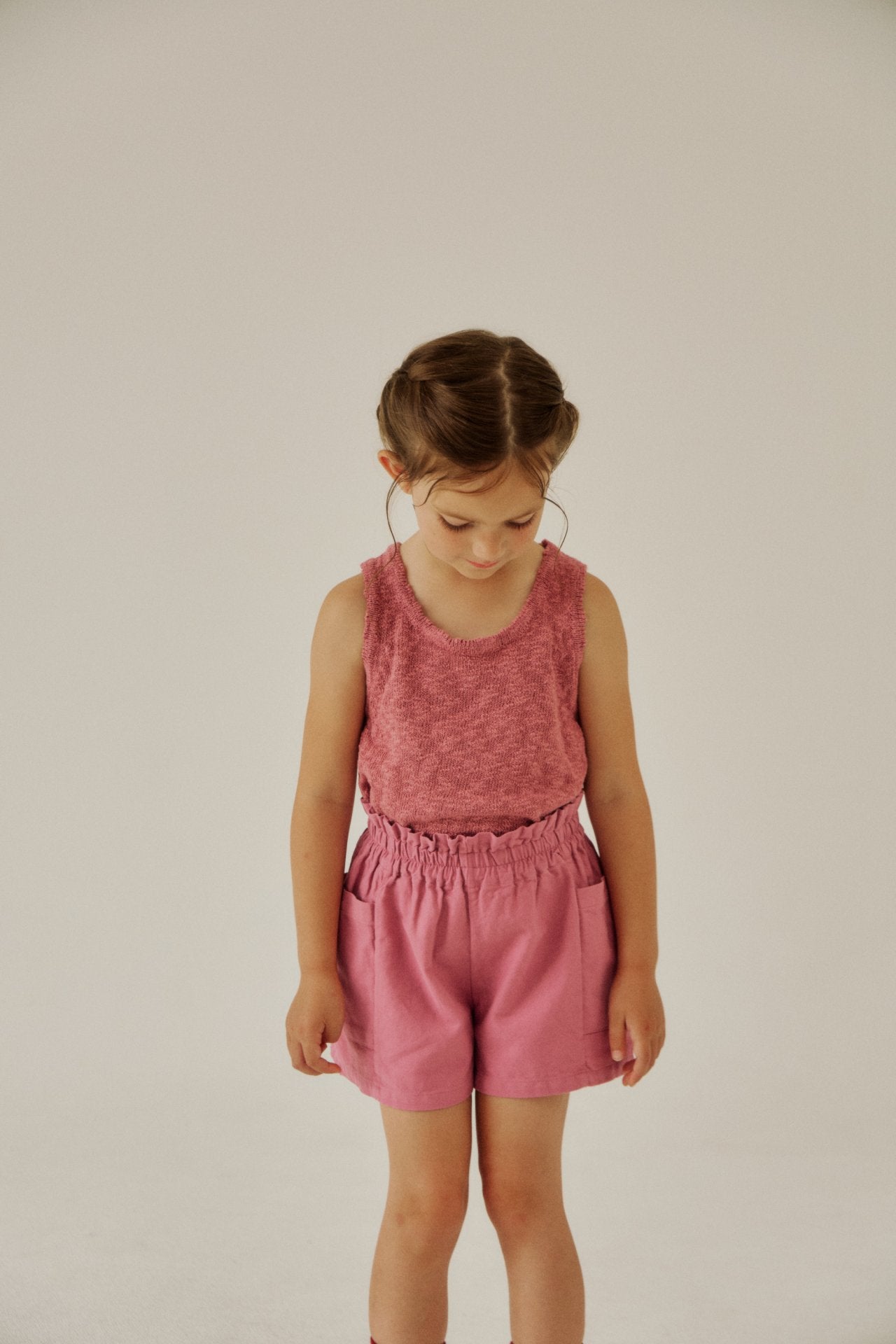 [Soye] Cream frill pants_Pink