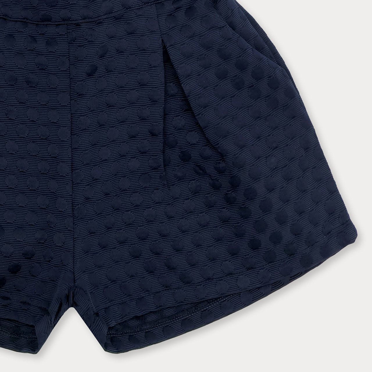 [Soye] Dot Half Pants_Navy